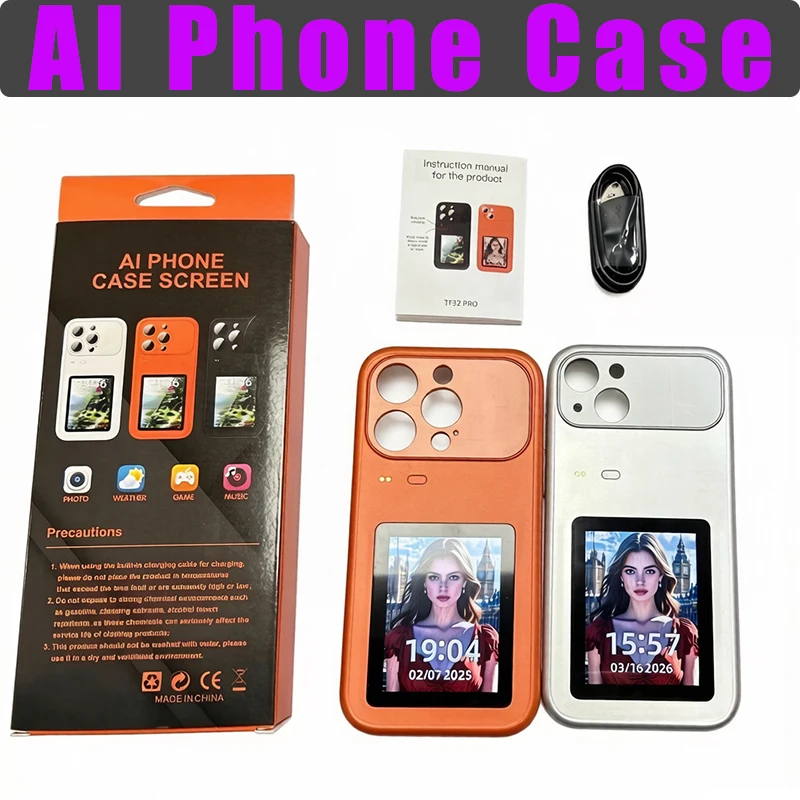 Dynamic Phone Case for iPhone 17 Pro Max/17 Pro/16 Pro/15 Pro/14/13 Color Screen AI Phone Case 3.0 inch Display Protective Cover
Dynamic Phone Case for iPhone 17 Pro Max/17 Pro/16 Pro/15 Pro/14/13 Color Screen AI Phone Case 3.0 inch Display Protective Cover