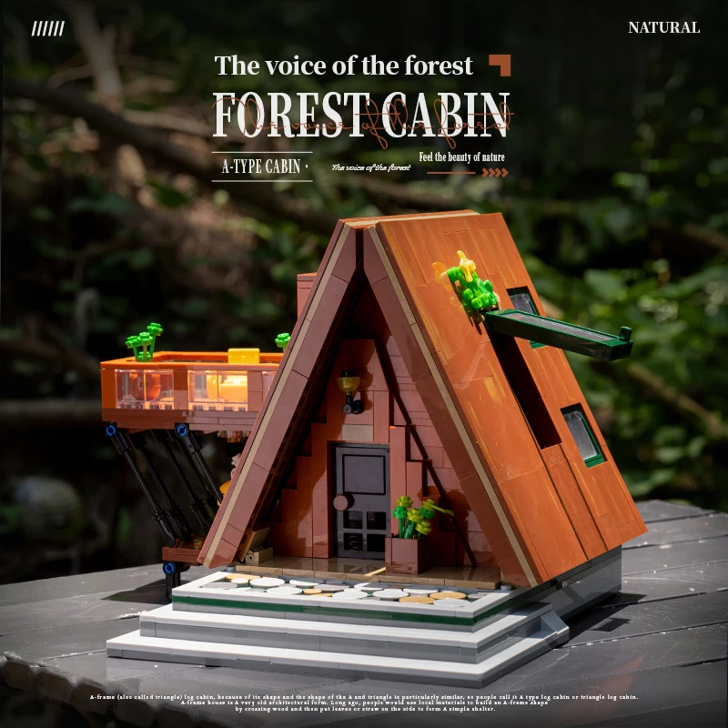 A-Frame Outdoor Camping Cabin Building Blocks Set, Healing Miniature Desk Decor, Christmas Birthday Gift for Adults
A-Frame Outdoor Camping Cabin Building Blocks Set, Healing Miniature Desk Decor, Christmas Birthday Gift for Adults