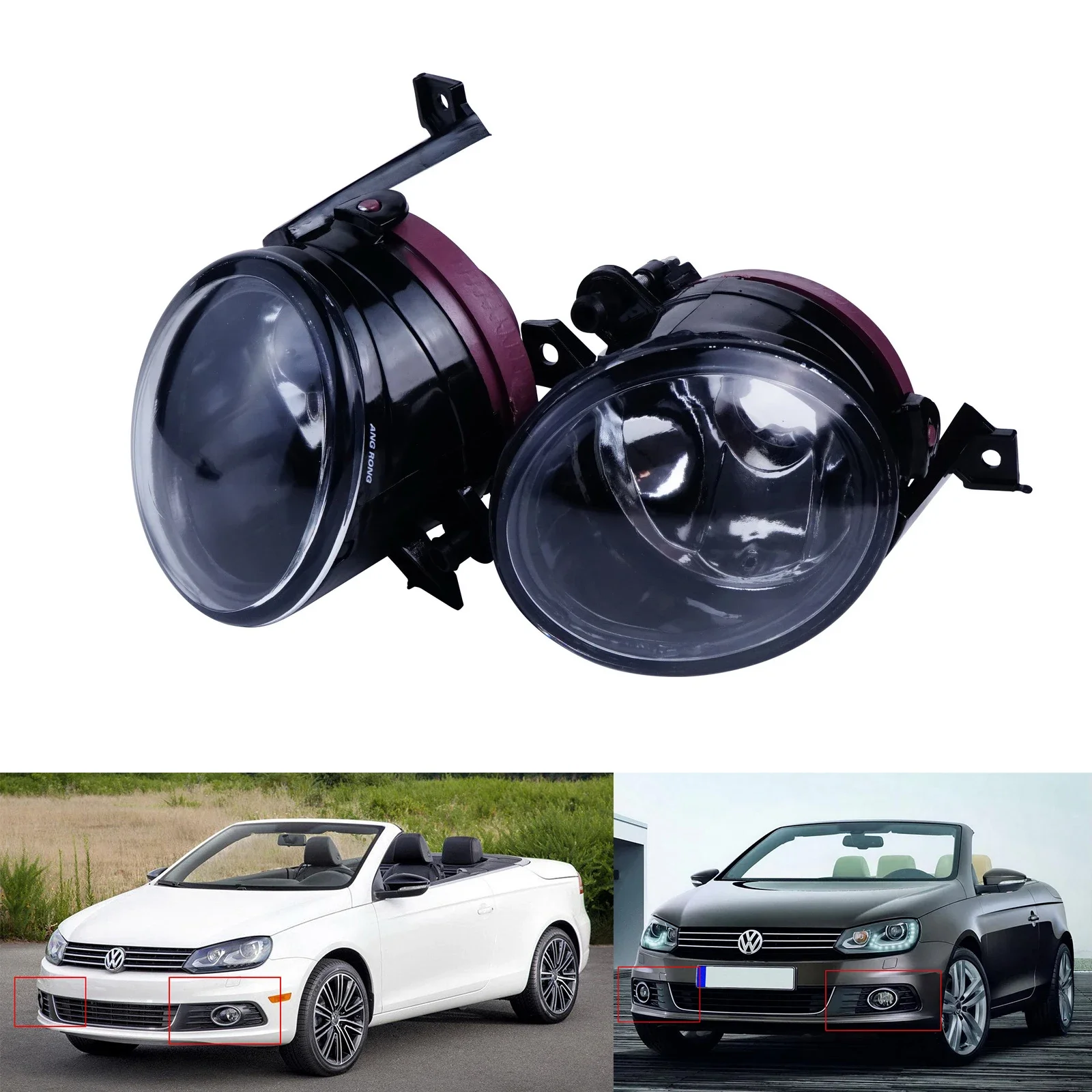 ANGRONG Pair Front Bumper Head Fog Light Lamp For VW Golf MK5 GTI Caddy MK3 Scirocco No Bulb
ANGRONG Pair Front Bumper Head Fog Light Lamp For VW Golf MK5 GTI Caddy MK3 Scirocco No Bulb