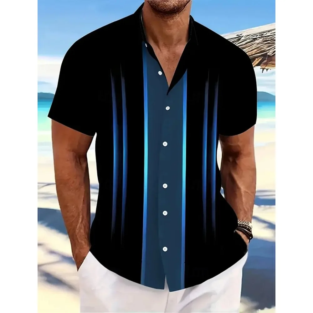 Summer Men's Short Sleeve Shirt Comfortable Black Color Polyester 100% Fashionable Clothing Digital Casual Beach
Summer Men's Short Sleeve Shirt Comfortable Black Color Polyester 100% Fashionable Clothing Digital Casual Beach