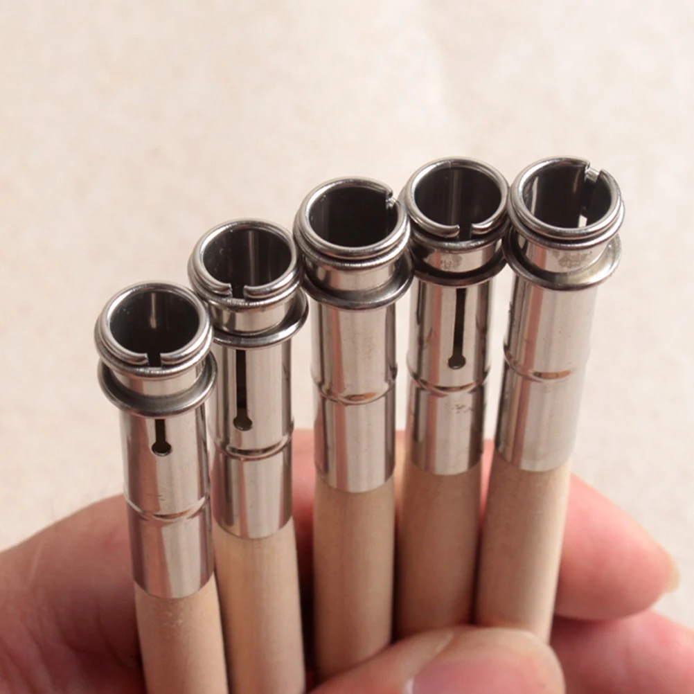 10pcs Pencil Extender Lengthener Holder Portable Tool for Colored Pencils Artists Students Wood Iron Lightweight Compact
10pcs Pencil Extender Lengthener Holder Portable Tool for Colored Pencils Artists Students Wood Iron Lightweight Compact