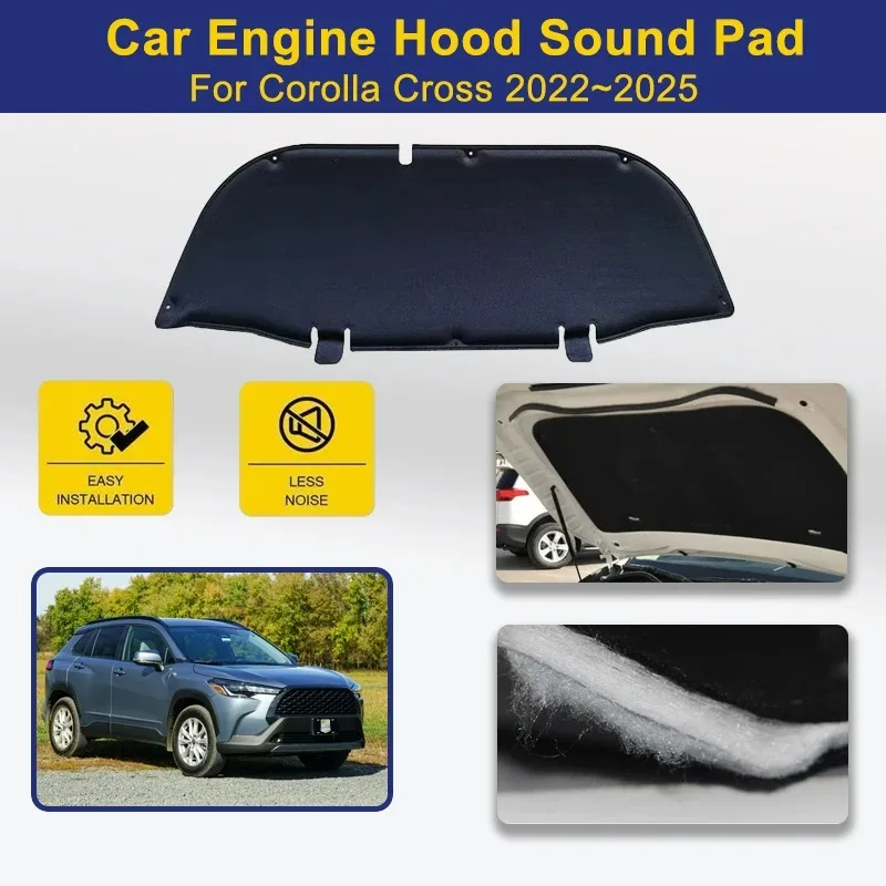 Car Front Engine Hood Pads Fit For Toyota Corolla Cross XG10 2022~2025 Cotton Covers Heat Shades Insulation Mat Auto Accessories
Car Front Engine Hood Pads Fit For Toyota Corolla Cross XG10 2022~2025 Cotton Covers Heat Shades Insulation Mat Auto Accessories