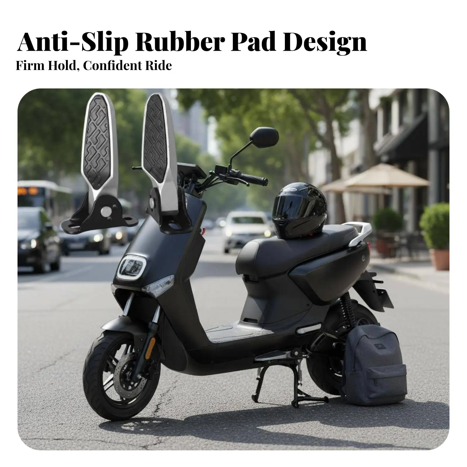 2 Pieces Electric Scooter Folding Footrests Anti-Slip Surface Rear Seat Foot Pedals Foldable Foot Pegs Small & Portable
2 Pieces Electric Scooter Folding Footrests Anti-Slip Surface Rear Seat Foot Pedals Foldable Foot Pegs Small & Portable