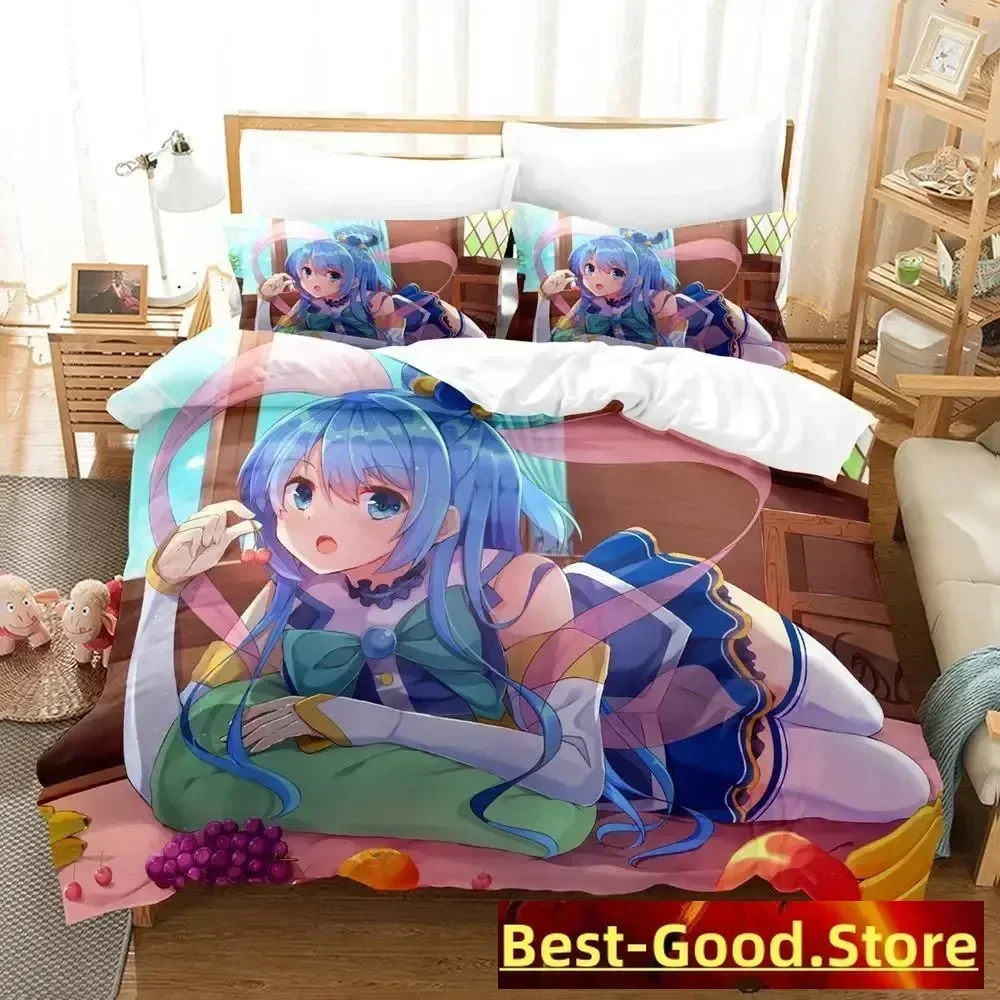KonoSuba Bedding Set Duvet Cover Sheet Printed Bed Set Pillowcase Bed Full Queen King Size Comforter Bedroom
KonoSuba Bedding Set Duvet Cover Sheet Printed Bed Set Pillowcase Bed Full Queen King Size Comforter Bedroom