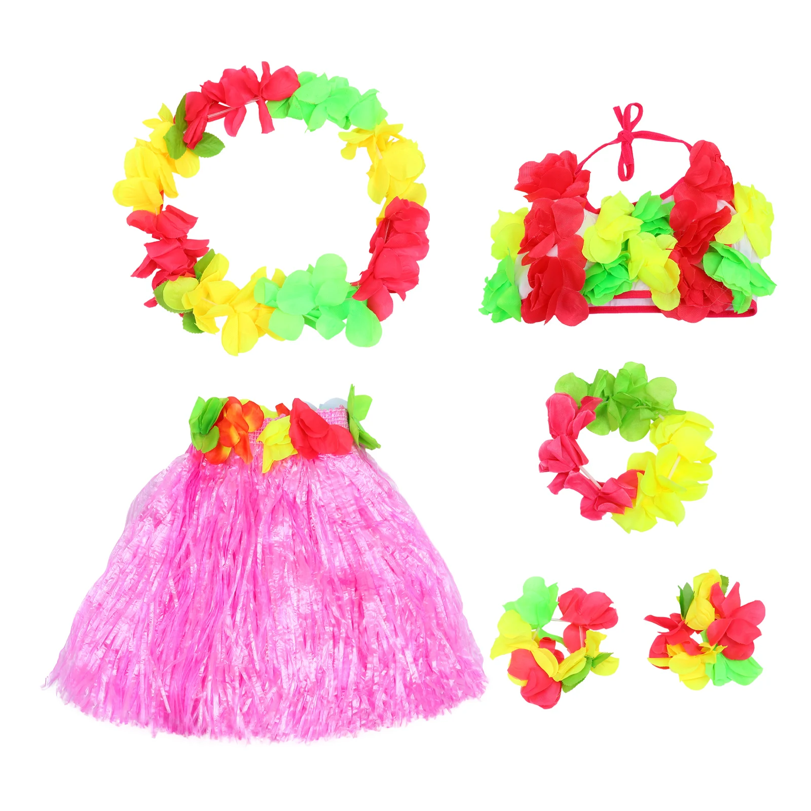 6 pcs Hawaii Style Costumes 40CM Thick Straw Skirt Pink Kids Party Supplies Creative Photo Props Comfortable Accessories
6 pcs Hawaii Style Costumes 40CM Thick Straw Skirt Pink Kids Party Supplies Creative Photo Props Comfortable Accessories