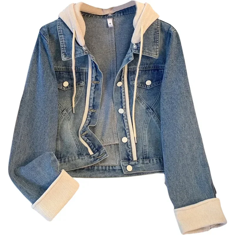 Hooded Denim Jacket for Women in Early Spring 2025 With a Combination of Casual and Trendy Brand Spring and Autumn Short Jacket
Hooded Denim Jacket for Women in Early Spring 2025 With a Combination of Casual and Trendy Brand Spring and Autumn Short Jacket