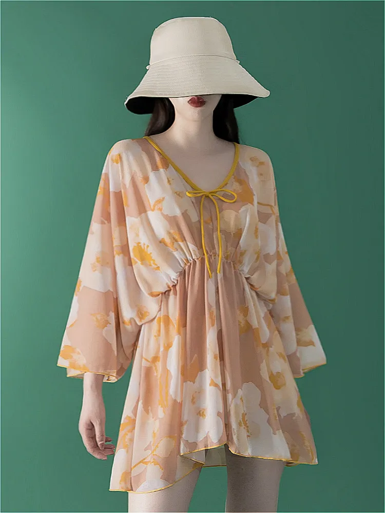 Комплект из двух частей: консервативный купальник для женщин, термокостюм для пляжа и зимы, модный, с V-образным вырезом, длинными рукавами, юбка-купальник
Комплект из двух частей: консервативный купальник для женщин, термокостюм для пляжа и зимы, модный, с V-образным вырезом, длинными рукавами, юбка-купальник