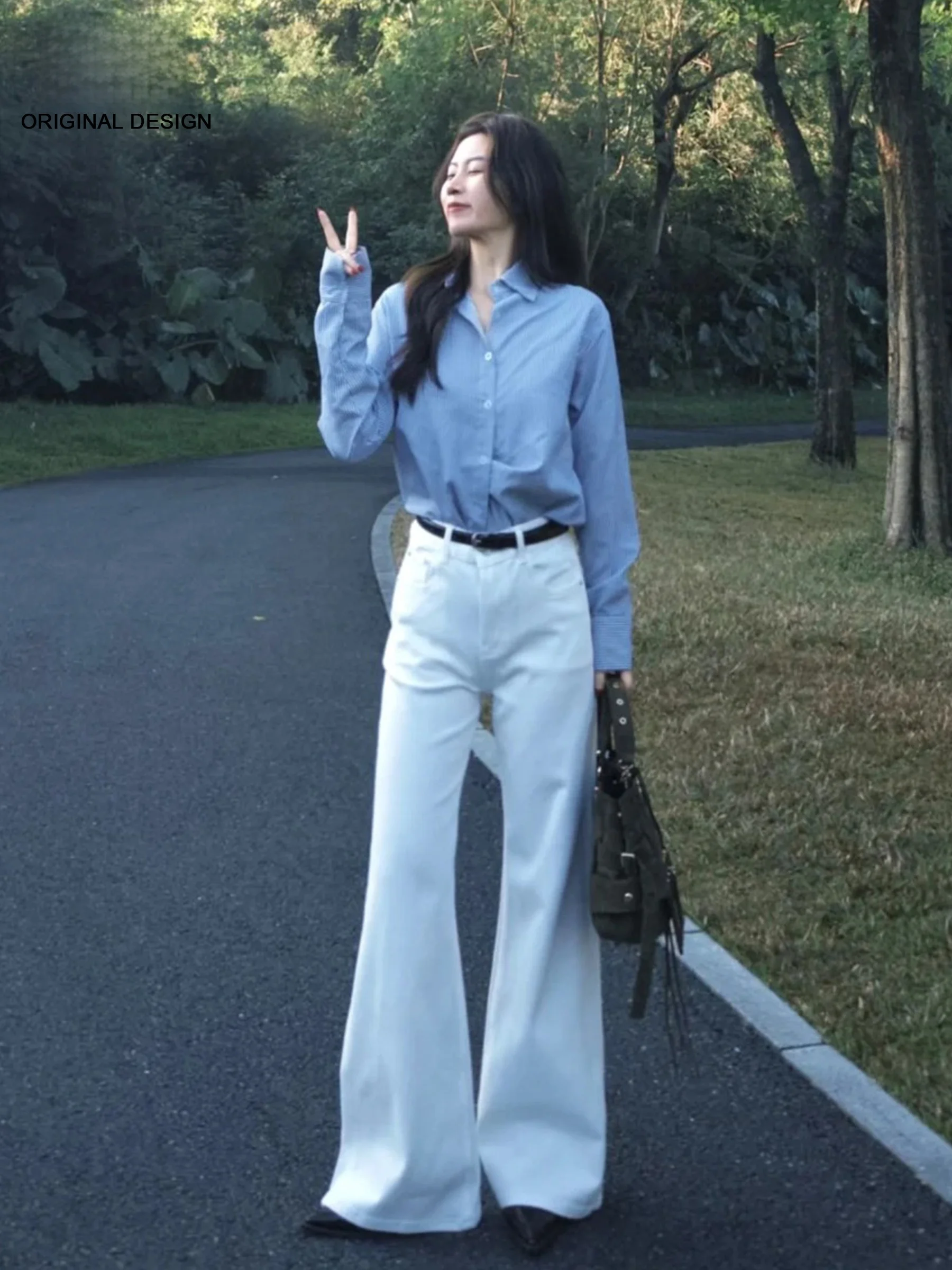 Low Waist Fleece Lined American Style Bell Bottom Jeans Women's Thickened Slimming Summer Denim Pants Fashionable Casual Trou...
Low Waist Fleece Lined American Style Bell Bottom Jeans Women's Thickened Slimming Summer Denim Pants Fashionable Casual Trou...