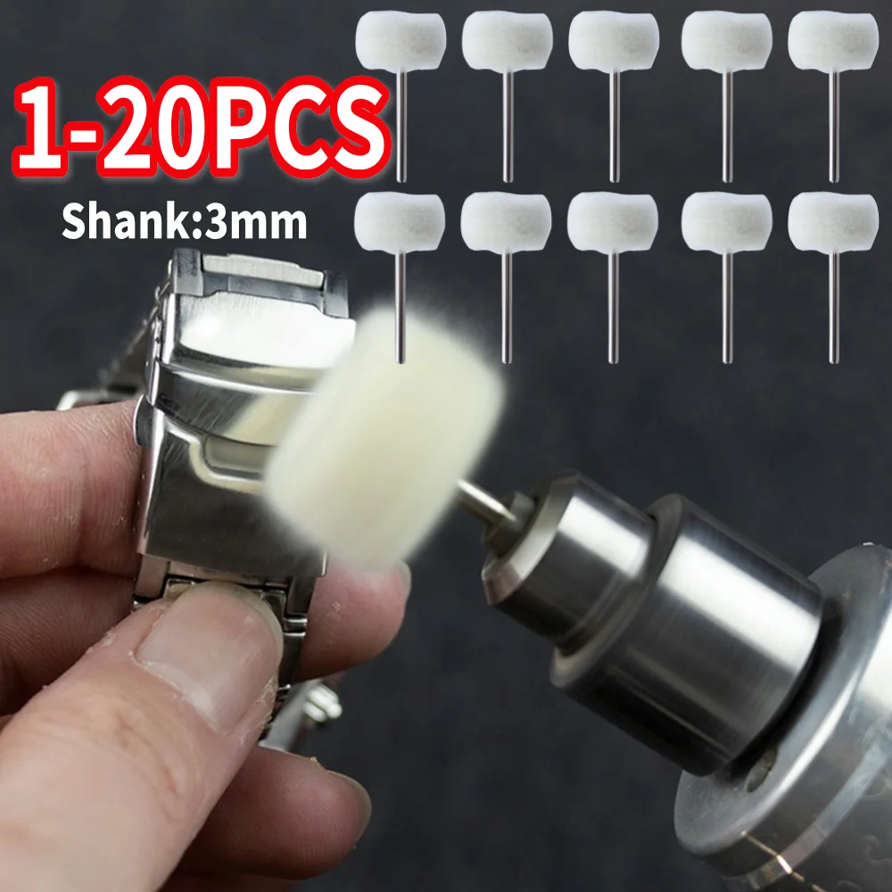 1-20PCS 3mm Shank Wool Felt Grinding Sanding Head Abrasive Brush Grinding Buffing Wheel Grinder Head Rotary Hand Tools
1-20PCS 3mm Shank Wool Felt Grinding Sanding Head Abrasive Brush Grinding Buffing Wheel Grinder Head Rotary Hand Tools