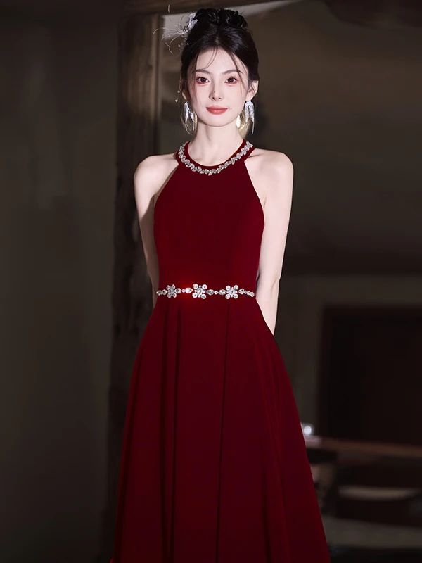 Wedding Dress Red Evening Gown Formal Ball Attire Bridal Party Wear Elegant Korean Style A-Line Skirt Polyester Fabric
Wedding Dress Red Evening Gown Formal Ball Attire Bridal Party Wear Elegant Korean Style A-Line Skirt Polyester Fabric