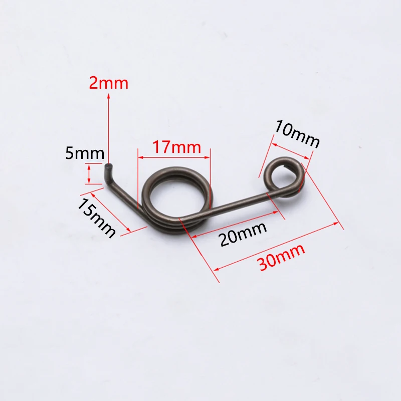 2x17x30mm Anti-theft Door Lock Torsion Spring Repaired Metal Coil Replacement Accessories Parts for Electronic Locks Handle
2x17x30mm Anti-theft Door Lock Torsion Spring Repaired Metal Coil Replacement Accessories Parts for Electronic Locks Handle