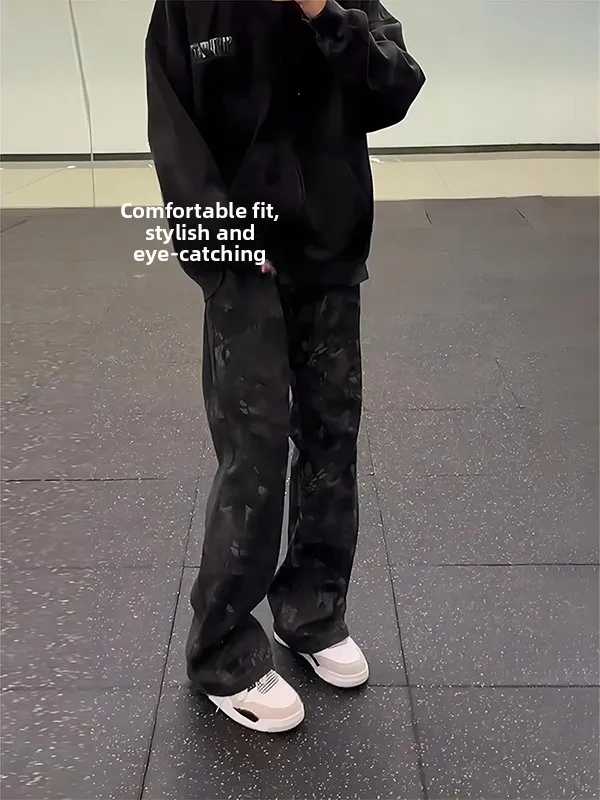Camouflage Snake Print Flared Jeans Men's Spring Autumn American High Street Sle Slim Straight Workwear Trousers
Camouflage Snake Print Flared Jeans Men's Spring Autumn American High Street Sle Slim Straight Workwear Trousers