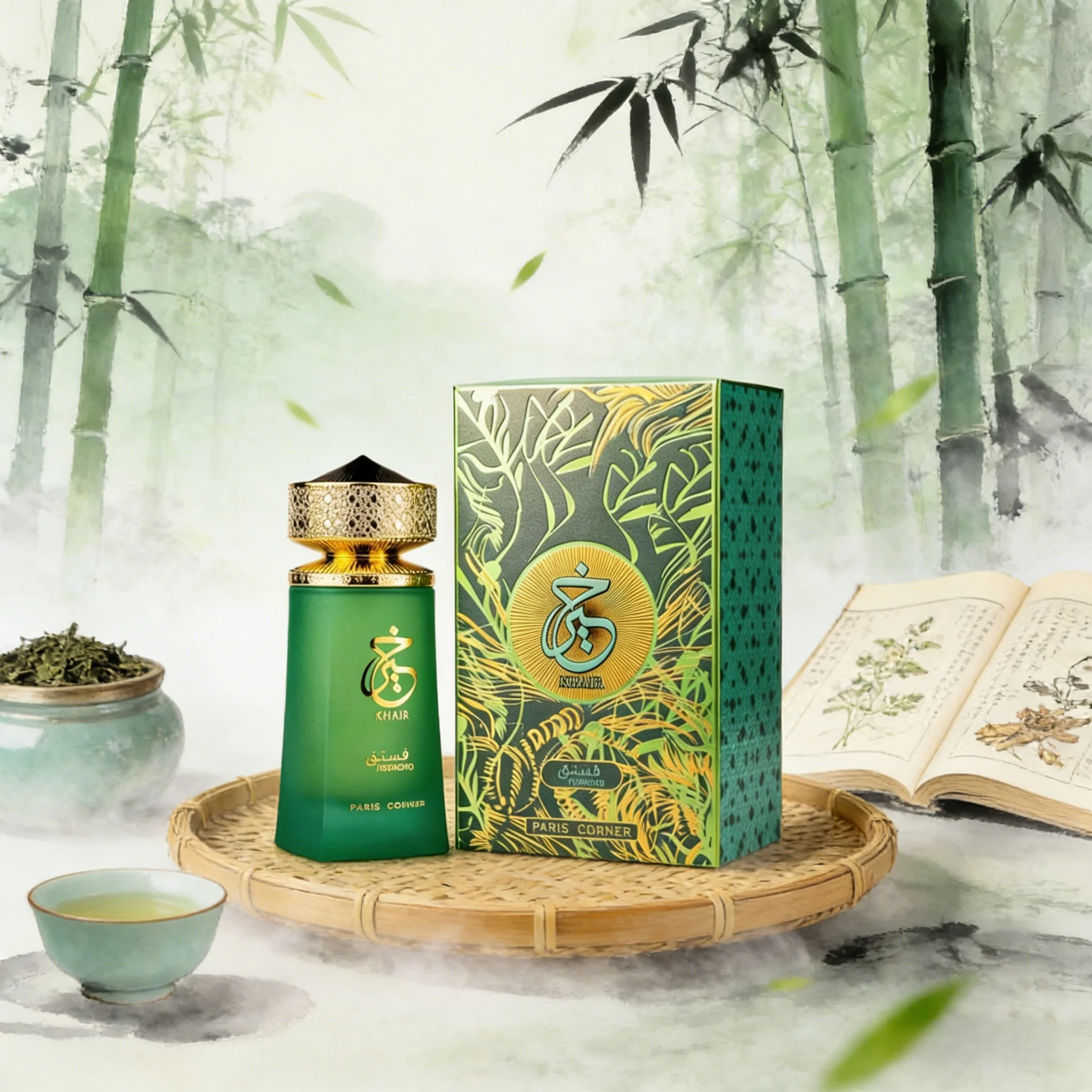 Paris Corner Khair Fesho Eau de Parfum, Fresh Green Woody Scent, Exotic Unisex Perfume, Unique Holiday Gift
Paris Corner Khair Fesho Eau de Parfum, Fresh Green Woody Scent, Exotic Unisex Perfume, Unique Holiday Gift