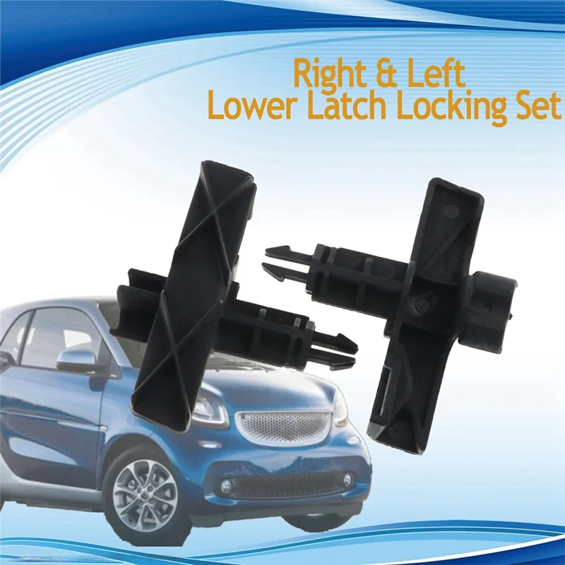 Precision 2 PCS Car Right & Left Front Hood Locking Lower Lock Black ABS Fit For Smart Fortwo 2008 - 2012 4517570301C22A, 451757
Precision 2 PCS Car Right & Left Front Hood Locking Lower Lock Black ABS Fit For Smart Fortwo 2008 - 2012 4517570301C22A, 451757