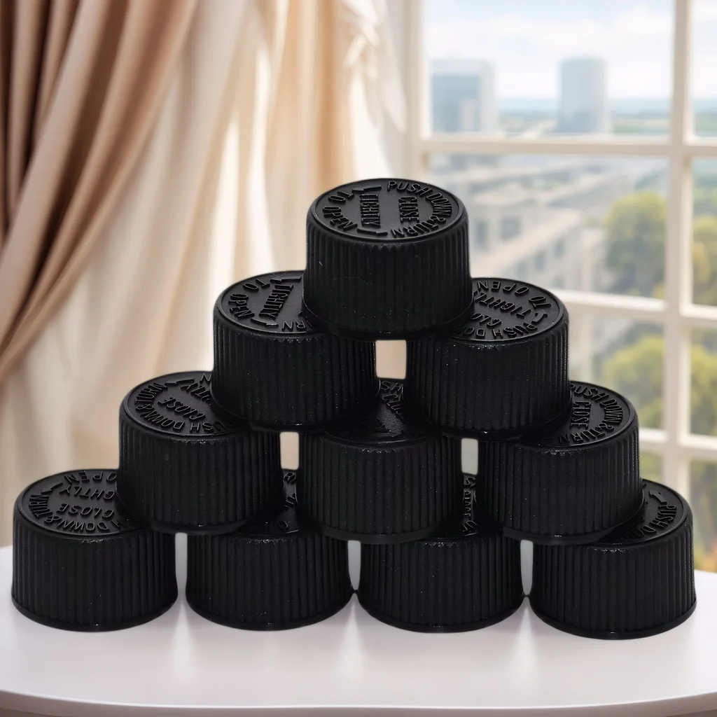 100pcs 24-410 Double-Layer Press&Turn Child Safety Plastic Bottle CRC Caps International Standard Childproof for Pill Bottles
100pcs 24-410 Double-Layer Press&Turn Child Safety Plastic Bottle CRC Caps International Standard Childproof for Pill Bottles