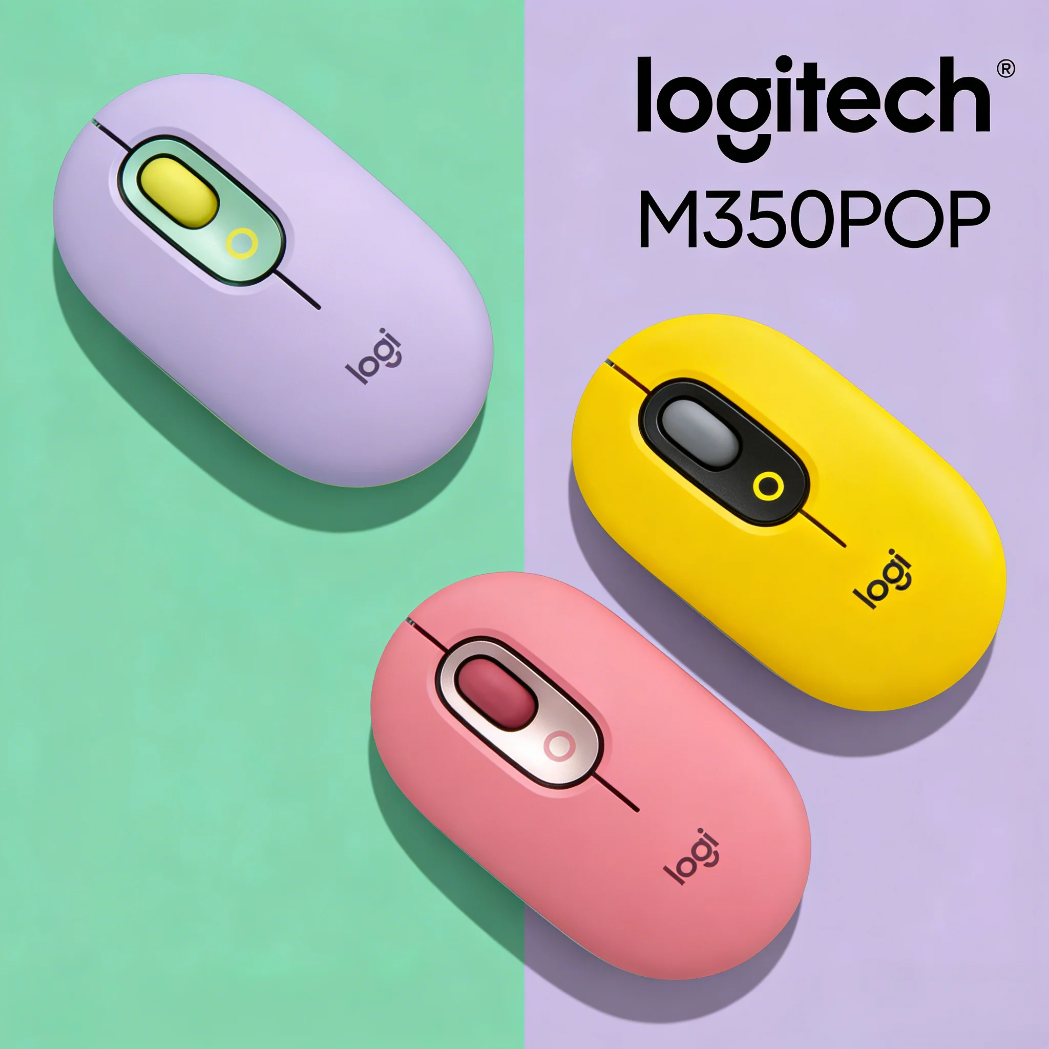 Logitech MX Anywhere 3S/ M350Pop /M350Wireless Mouse, Bluetooth Wireless, Multi-Device Portable for Daily Commute
