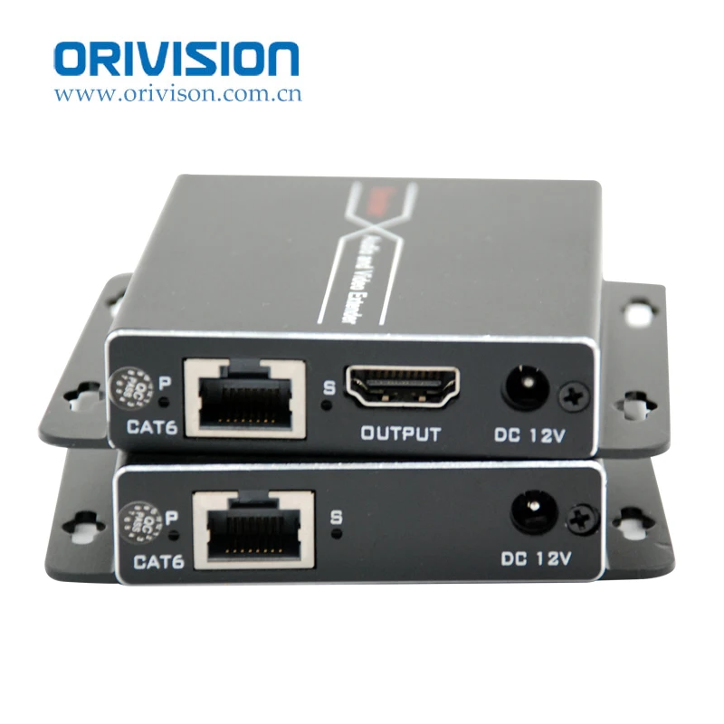 60 Meters 196ft HDMI Extender Over Single CAT6 Support IR Control 1080P60Hz HDMI Transmitter and Receiver
60 Meters 196ft HDMI Extender Over Single CAT6 Support IR Control 1080P60Hz HDMI Transmitter and Receiver