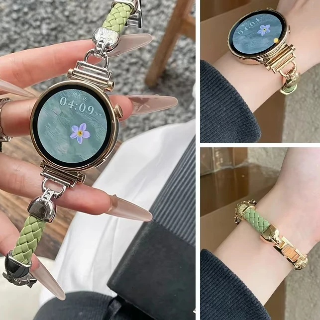 Metal Pu Leather Woven Strap for Huawei Watch GT5 GT4 41mm 46mm Couple Bracelet for Huawei Watch Fit 2 Accesorios 18mm 20mm 22mm
Metal Pu Leather Woven Strap for Huawei Watch GT5 GT4 41mm 46mm Couple Bracelet for Huawei Watch Fit 2 Accesorios 18mm 20mm 22mm