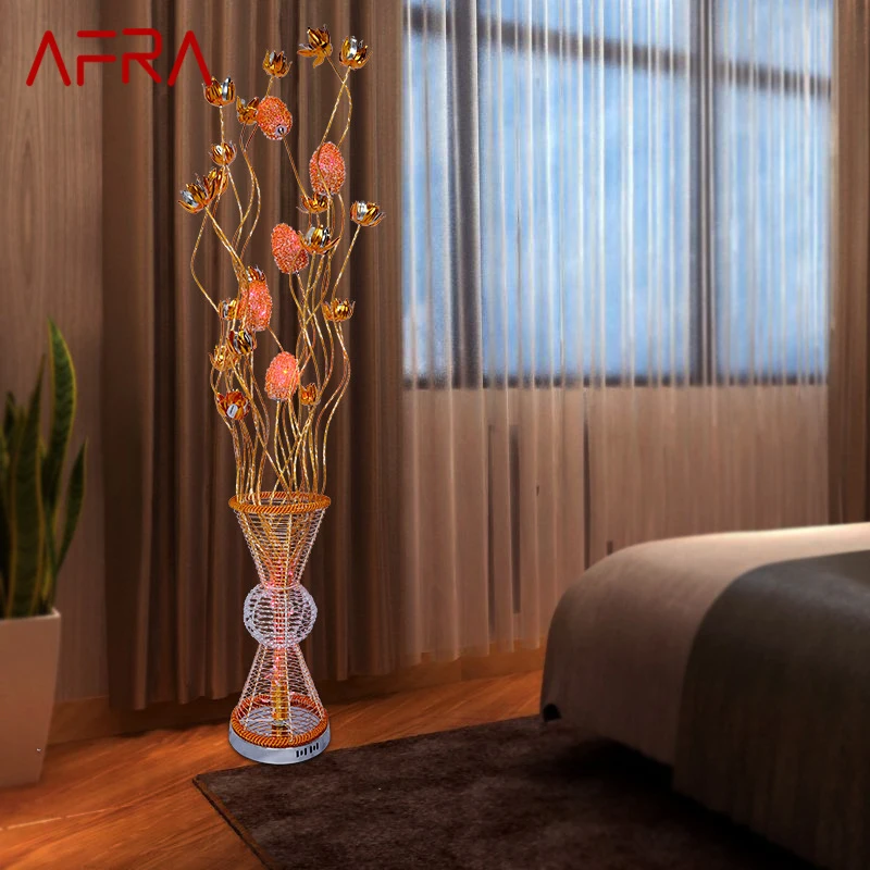 AFRA Modern Floor Lamp Fashionable Art Iiving Room Bedroom Hotel Engineering Aluminum Wire LED Decorative Standing Light
AFRA Modern Floor Lamp Fashionable Art Iiving Room Bedroom Hotel Engineering Aluminum Wire LED Decorative Standing Light