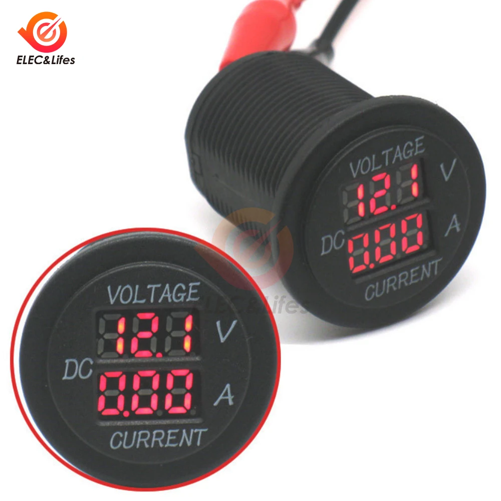 DC 12-24V 10A Digital Voltmeter Ammeter High-precision Voltage Meter Power Voltage Tester Detector Voltage Measuring Instrument
DC 12-24V 10A Digital Voltmeter Ammeter High-precision Voltage Meter Power Voltage Tester Detector Voltage Measuring Instrument
