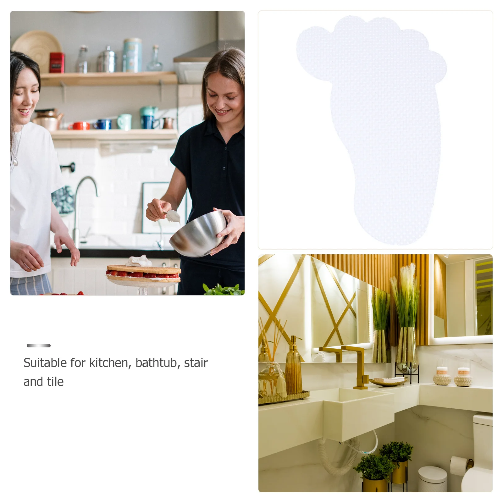 24Pcs Anti-Slipping Sticker Bathroom Safety Non-Slip Cushion Practical Shower Decals Transparent Bathroom Sticker
24Pcs Anti-Slipping Sticker Bathroom Safety Non-Slip Cushion Practical Shower Decals Transparent Bathroom Sticker