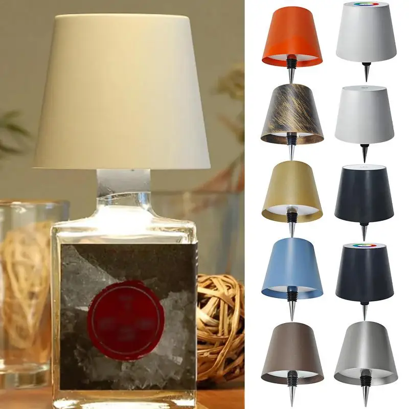 LED Wine Bottle Base Rechargeable Desk Led Lamp Battery Operated Bar Restaurant Dining Mushroom Lamp holders Night Light Decor
LED Wine Bottle Base Rechargeable Desk Led Lamp Battery Operated Bar Restaurant Dining Mushroom Lamp holders Night Light Decor