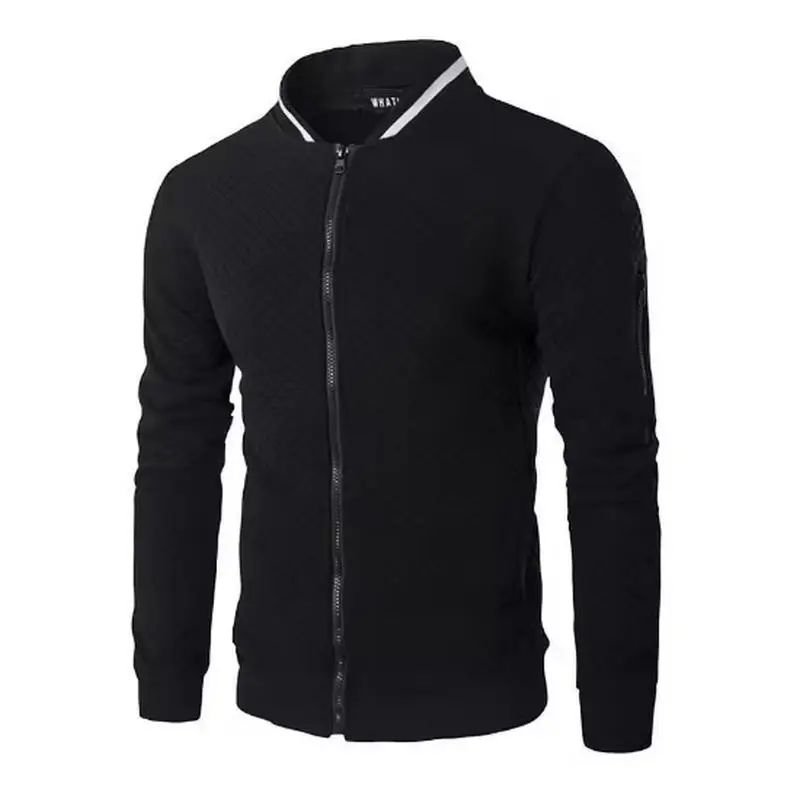 2025 autumn/winter men's diamond grid contrasting long sleeved slim fit jacket casual zipper stand up collar sports top
2025 autumn/winter men's diamond grid contrasting long sleeved slim fit jacket casual zipper stand up collar sports top