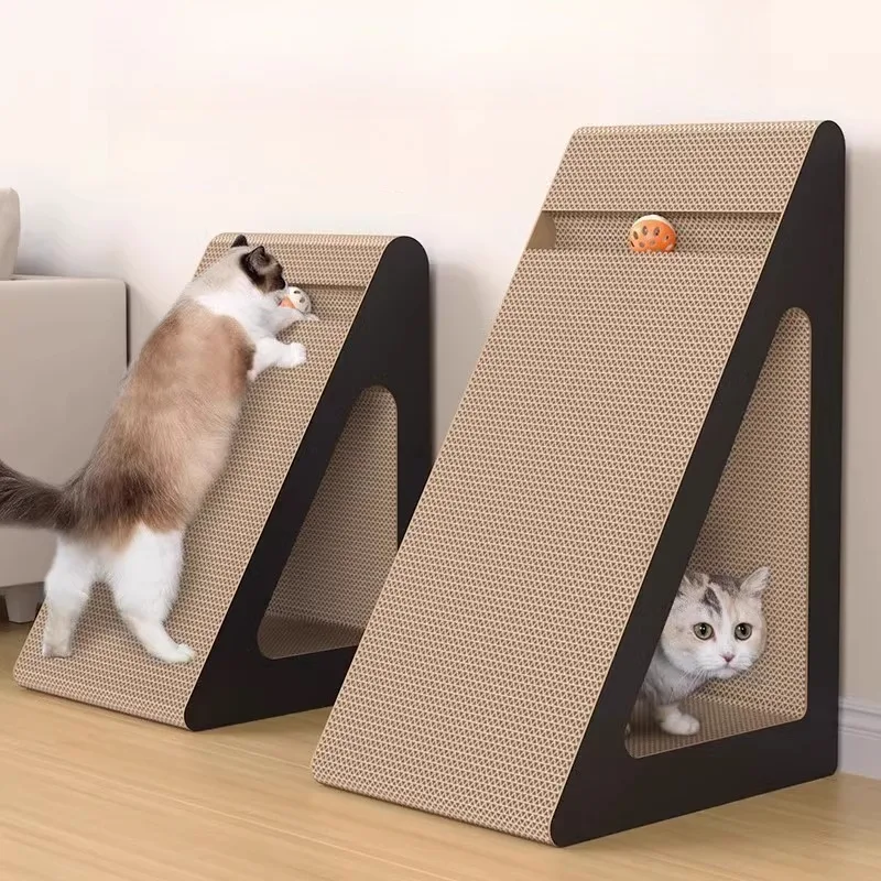 Triangular Cat Scratching Board Wear-resistant Non-chip-resistant Scratching Corrugated Cat Claw Board Anti-cat Scratching Sofa
Triangular Cat Scratching Board Wear-resistant Non-chip-resistant Scratching Corrugated Cat Claw Board Anti-cat Scratching Sofa