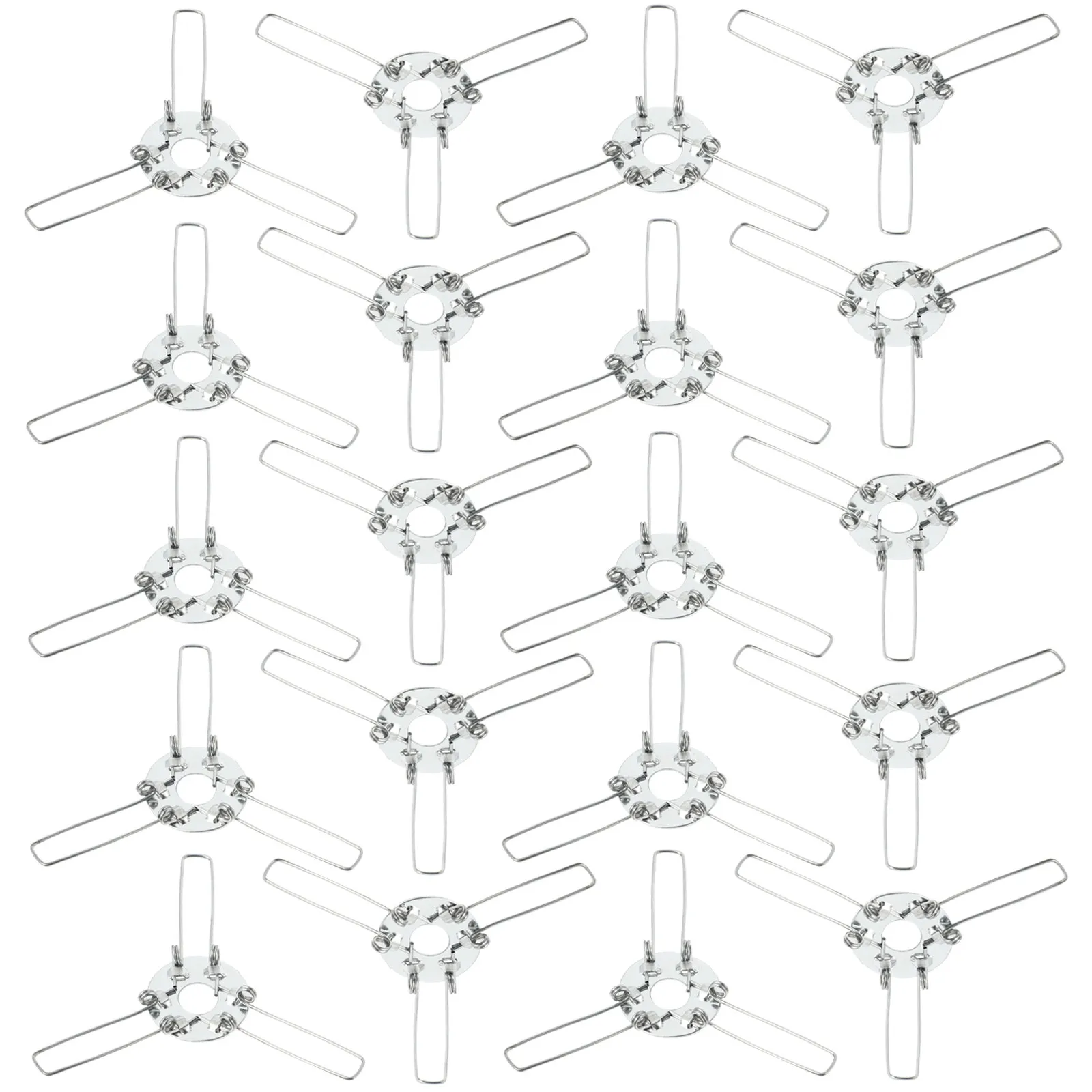20Pcs Three-Prong Lampshade Spring Clamp Iron Support Buckles for Light Shade Fixing Stable Installation Lampshade DIY
20Pcs Three-Prong Lampshade Spring Clamp Iron Support Buckles for Light Shade Fixing Stable Installation Lampshade DIY