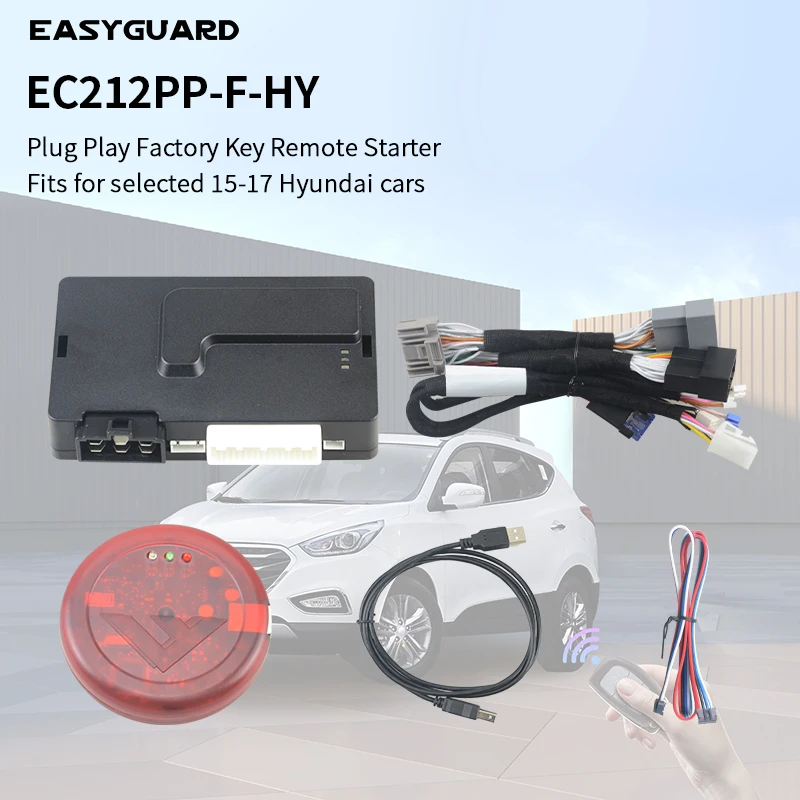 EASYGUARD Plug Play заводской ключ дистанционного стартера подходит для выбранных Hyundai Elantra Minstra IX35 Tucson SantaFe 
EASYGUARD Plug Play заводской ключ дистанционного стартера подходит для выбранных Hyundai Elantra Minstra IX35 Tucson SantaFe