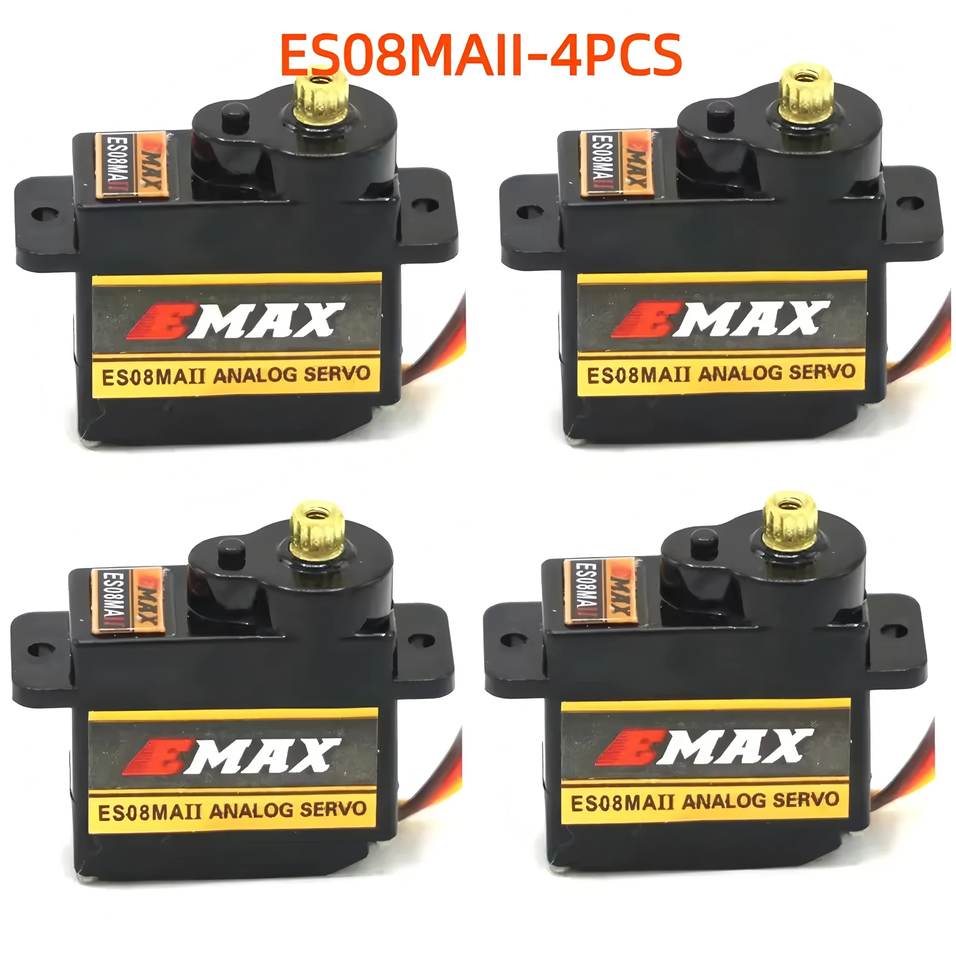 12G Mini Metal Gear EMAX ES08MAII is suitable for RC Hobbies simulation servo in automobiles, ships, helicopters, and airplanes
12G Mini Metal Gear EMAX ES08MAII is suitable for RC Hobbies simulation servo in automobiles, ships, helicopters, and airplanes