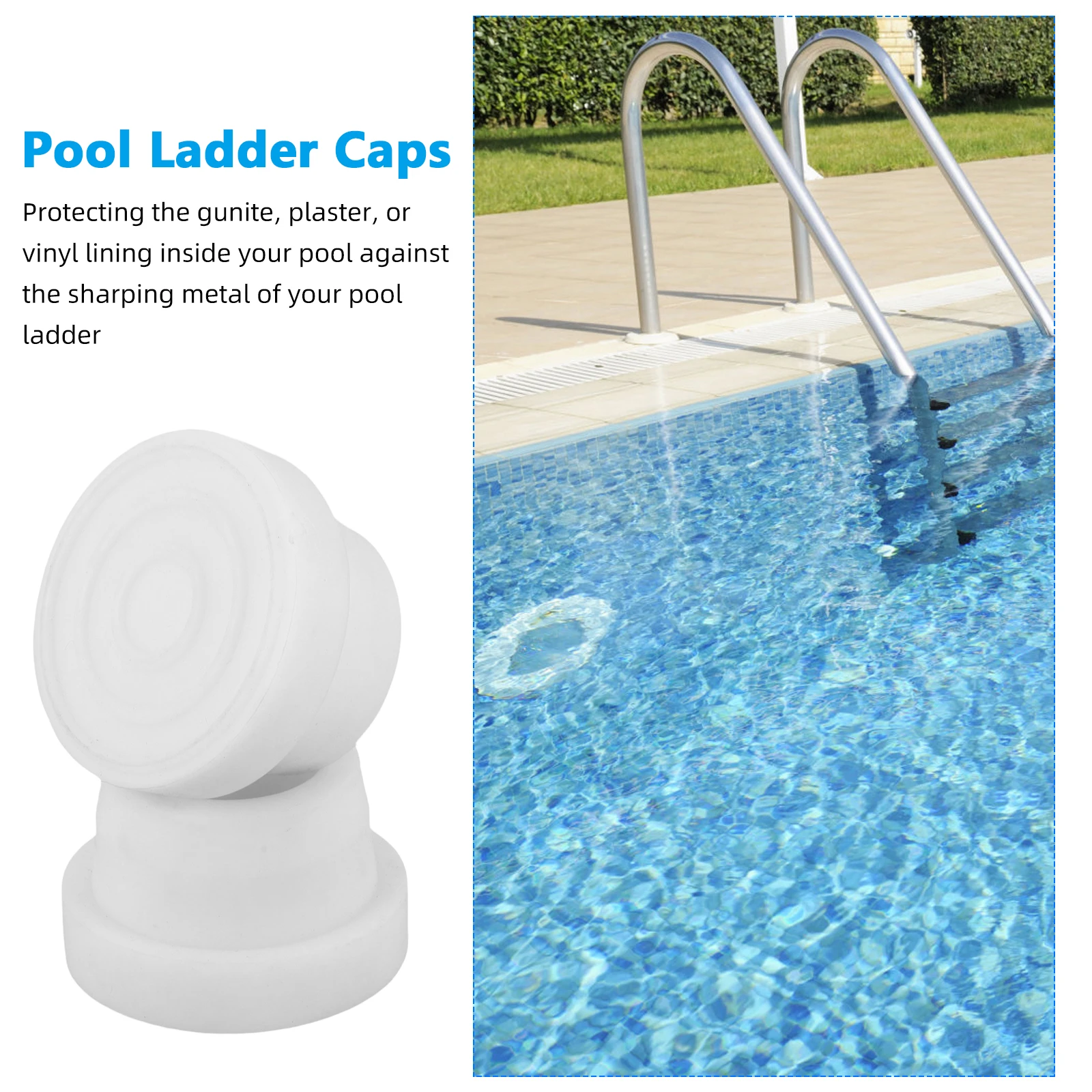 2pcs Ladder Bumpers For Inground Pools Rubber Step Caps Protective Feet Covers Durable Pool Parts Swimming Pool Supplies
2pcs Ladder Bumpers For Inground Pools Rubber Step Caps Protective Feet Covers Durable Pool Parts Swimming Pool Supplies