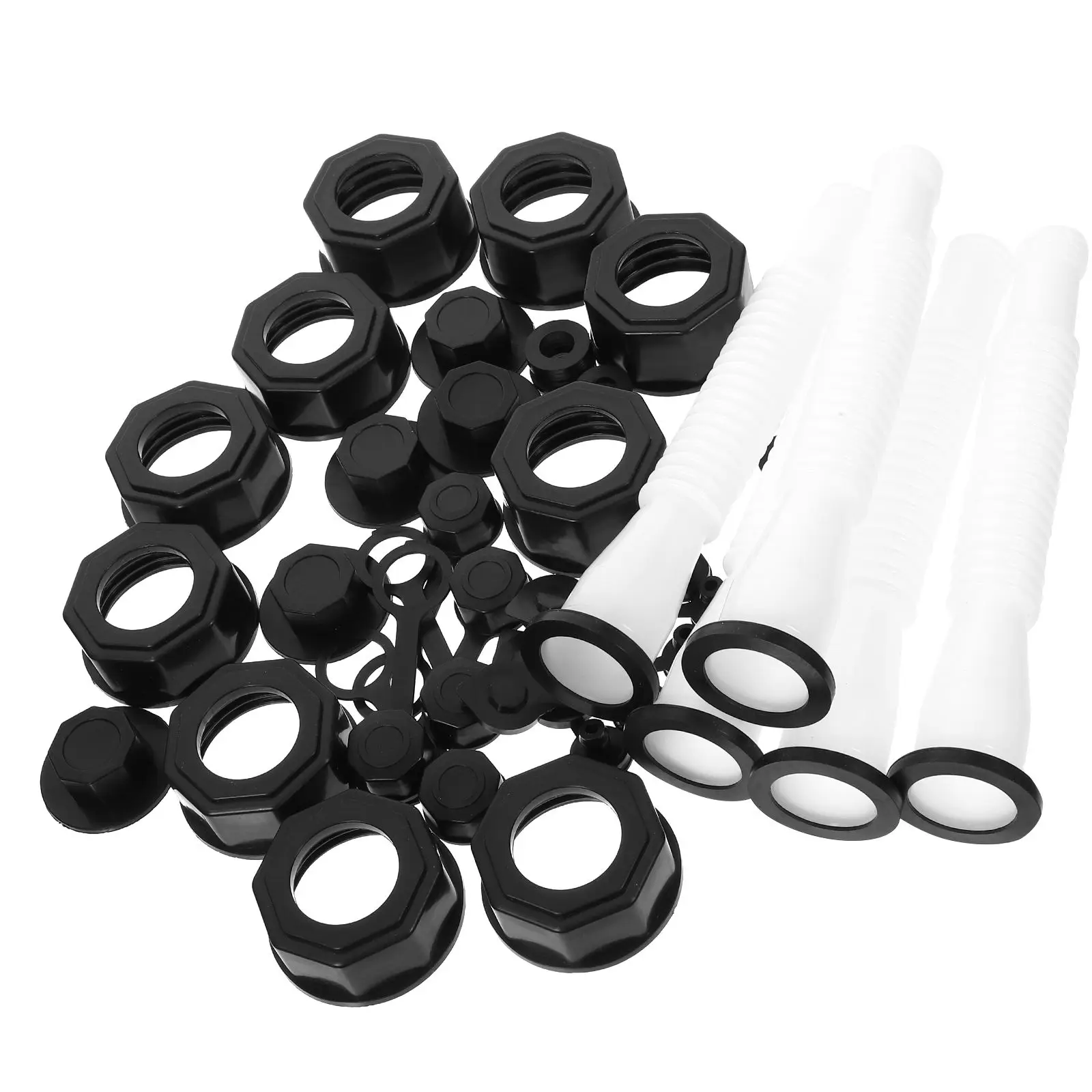 5 Sets Tank Nozzle Replacement Spouts ABS Material Easy Pour Gas Can Vents Durable Practical Safe Flexible Plastic Tanks
5 Sets Tank Nozzle Replacement Spouts ABS Material Easy Pour Gas Can Vents Durable Practical Safe Flexible Plastic Tanks