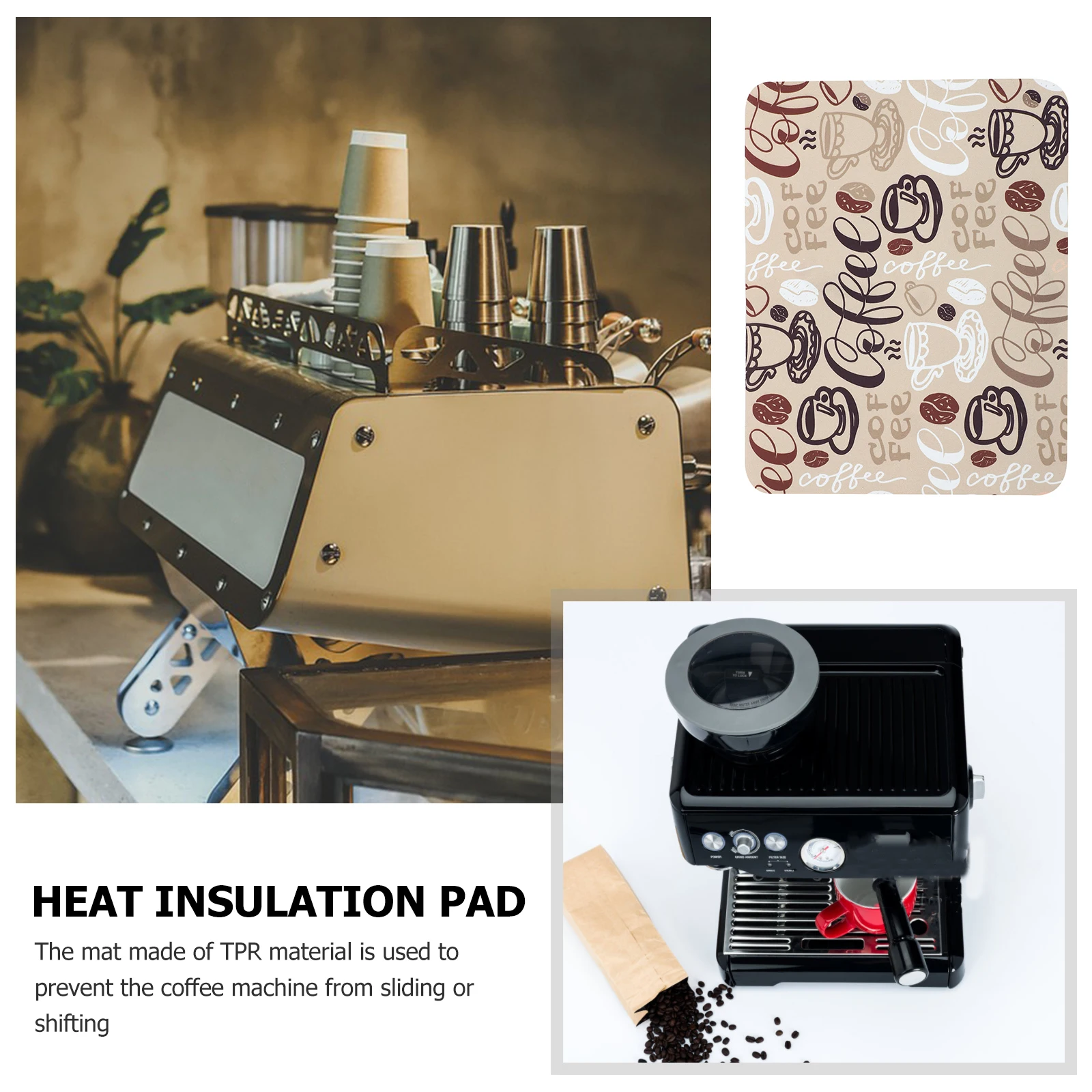 1pc Coffee Maker Countertop Coffee Bar Mat Nonslip Absorbent Pad For Kitchen Counter Floor Protection Dish Drying Mat
1pc Coffee Maker Countertop Coffee Bar Mat Nonslip Absorbent Pad For Kitchen Counter Floor Protection Dish Drying Mat