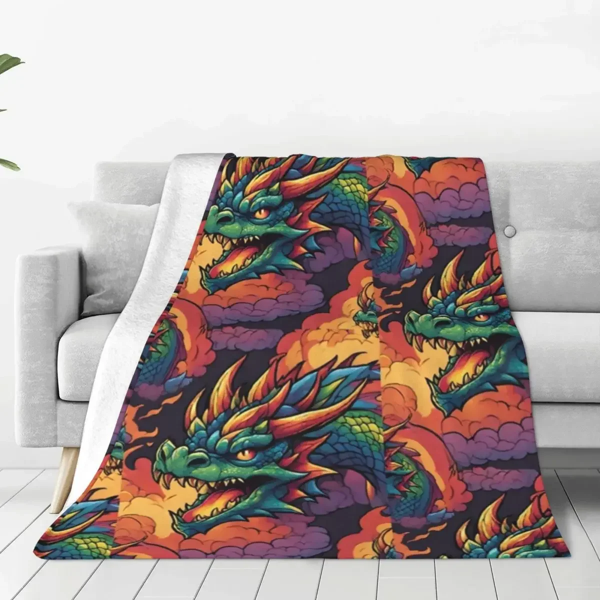 Super Soft baby Blanket Camping Dragon Fire Dark Rainbow Throw Blanket Flannel Bedspread Living Novelty Sofa Bed Cover babes
Super Soft baby Blanket Camping Dragon Fire Dark Rainbow Throw Blanket Flannel Bedspread Living Novelty Sofa Bed Cover babes