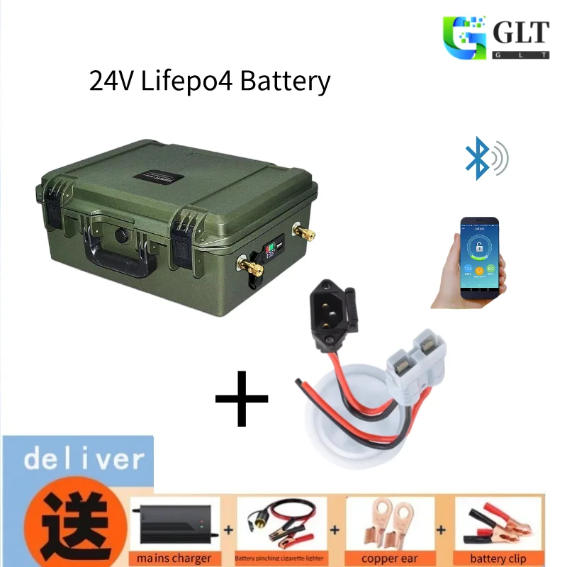 24V 100AH 120AH 150AH 200AH LiFePO4 Battery 24V lifepo4 battery 24v lithium battery Lithium iron phosphate battery with Charger
24V 100AH 120AH 150AH 200AH LiFePO4 Battery 24V lifepo4 battery 24v lithium battery Lithium iron phosphate battery with Charger