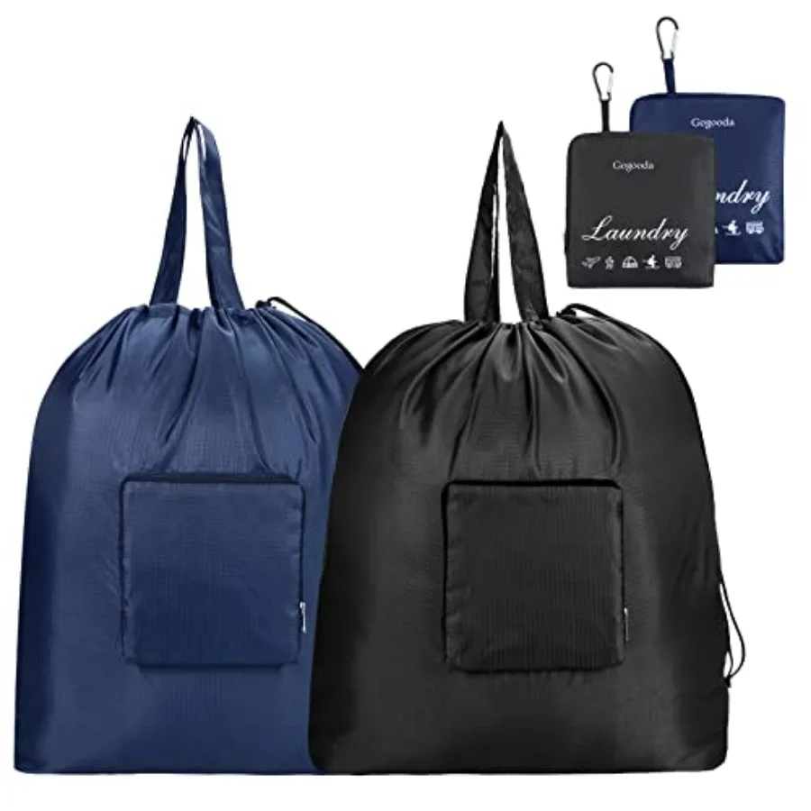 Travel Laundry Bags with Drawstring Closure XL Large Foldable Dirty Clothes bags with Handle Heavy Duty and Washable for Colleg
Travel Laundry Bags with Drawstring Closure XL Large Foldable Dirty Clothes bags with Handle Heavy Duty and Washable for Colleg