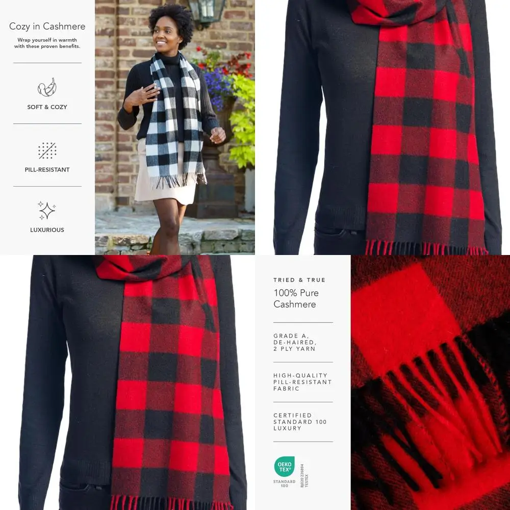 Pure Cashmere Winter Scarf for Women by Fishers Finery
Pure Cashmere Winter Scarf for Women by Fishers Finery