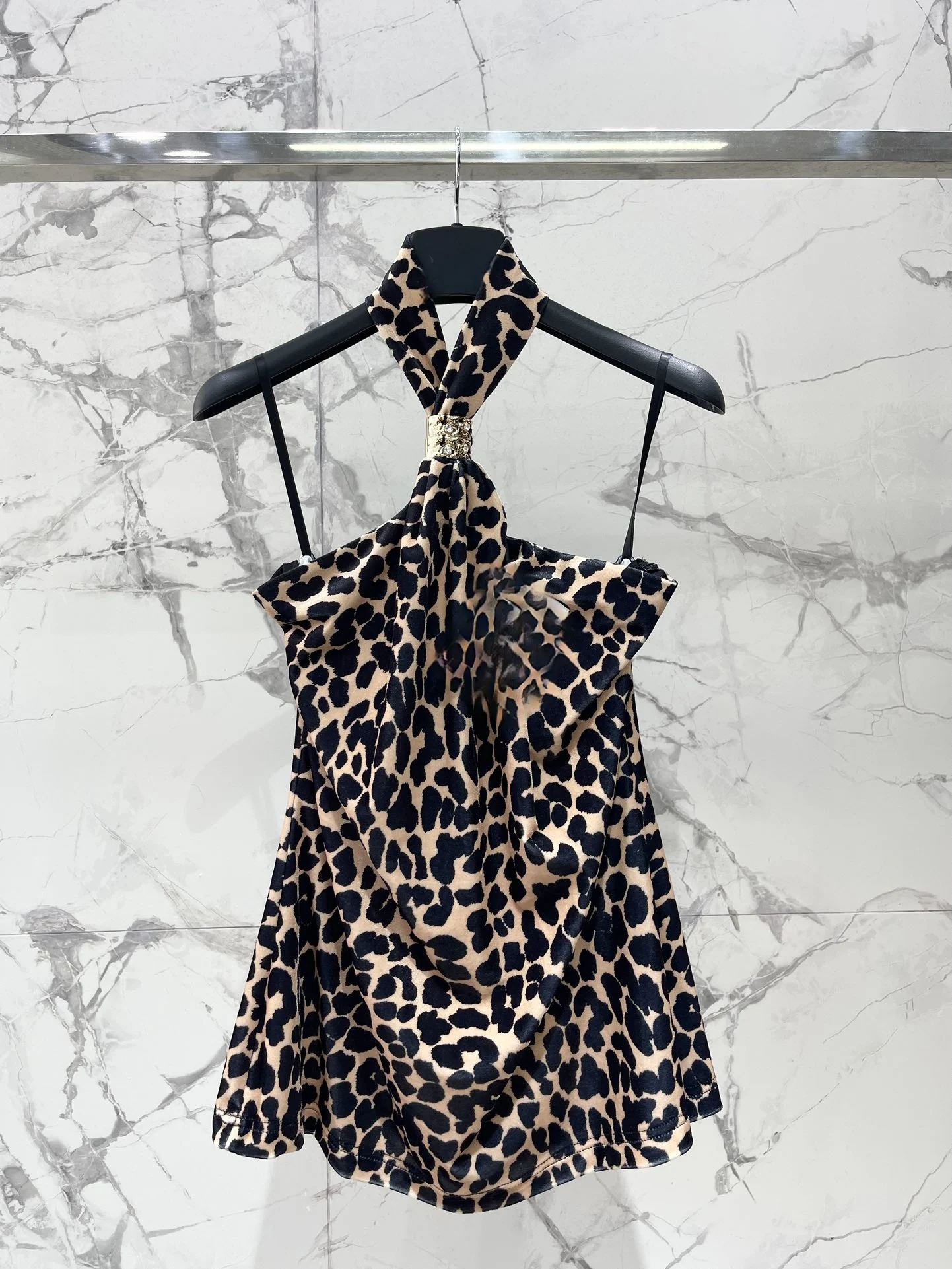 Ele Velvet Ne Hanging Strap Vest Women's Sexy Leopard Print Vintage Faion Versatile Sli Classy Aosphere
Ele Velvet Ne Hanging Strap Vest Women's Sexy Leopard Print Vintage Faion Versatile Sli Classy Aosphere
