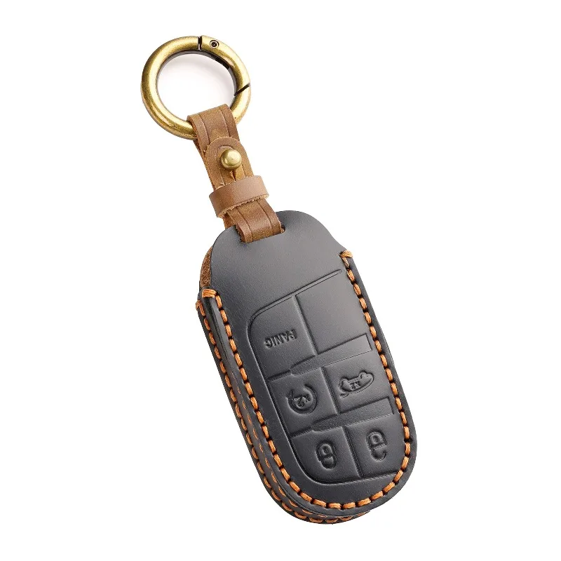 Genuine Leather Handmade Car Key Case Cover Fob Holder for Jeep Cherokee Grand Commander Compass Grand Cherokee Accessories
Genuine Leather Handmade Car Key Case Cover Fob Holder for Jeep Cherokee Grand Commander Compass Grand Cherokee Accessories