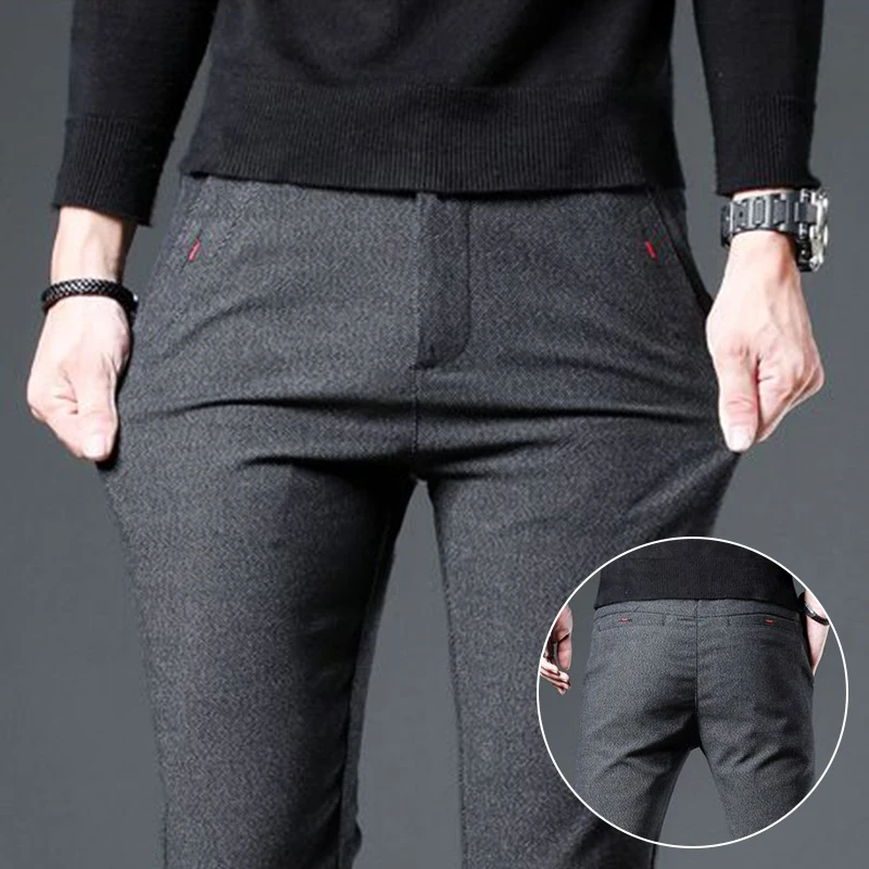 Men Slim Fit Elasticity Casual Suit Pants Male Business Straight Blazer Pants Versatile Ankle-Length GRAY Blue Trousers
Men Slim Fit Elasticity Casual Suit Pants Male Business Straight Blazer Pants Versatile Ankle-Length GRAY Blue Trousers