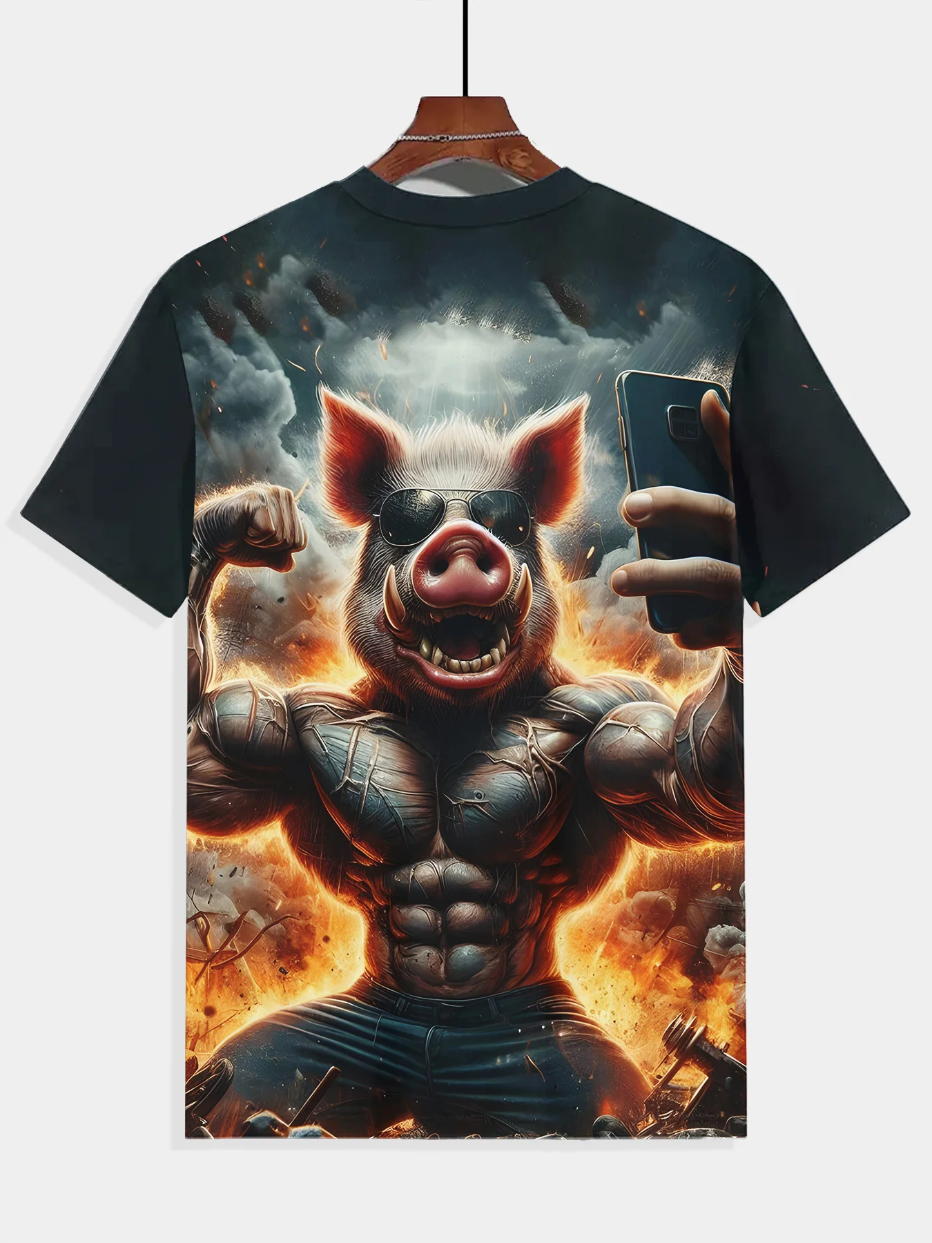 Funny Cartoon Ai Pig 3d Print Men's T Shirt Casual Short Sleeve Fashion Streetwear Male Clothing Unisex Crew Neck T-Shirts
Funny Cartoon Ai Pig 3d Print Men's T Shirt Casual Short Sleeve Fashion Streetwear Male Clothing Unisex Crew Neck T-Shirts