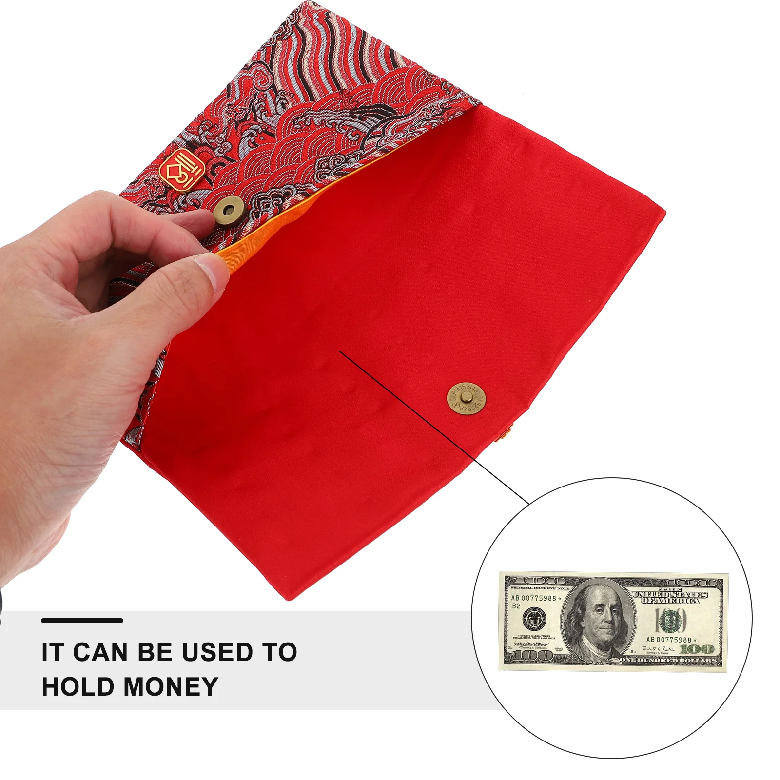 1Pcs New Year Red Packets Chinese Style Red Envelope Cloth Money Pocket for Lunar Festival Luck Gift Traditional Decorative Cash
1Pcs New Year Red Packets Chinese Style Red Envelope Cloth Money Pocket for Lunar Festival Luck Gift Traditional Decorative Cash