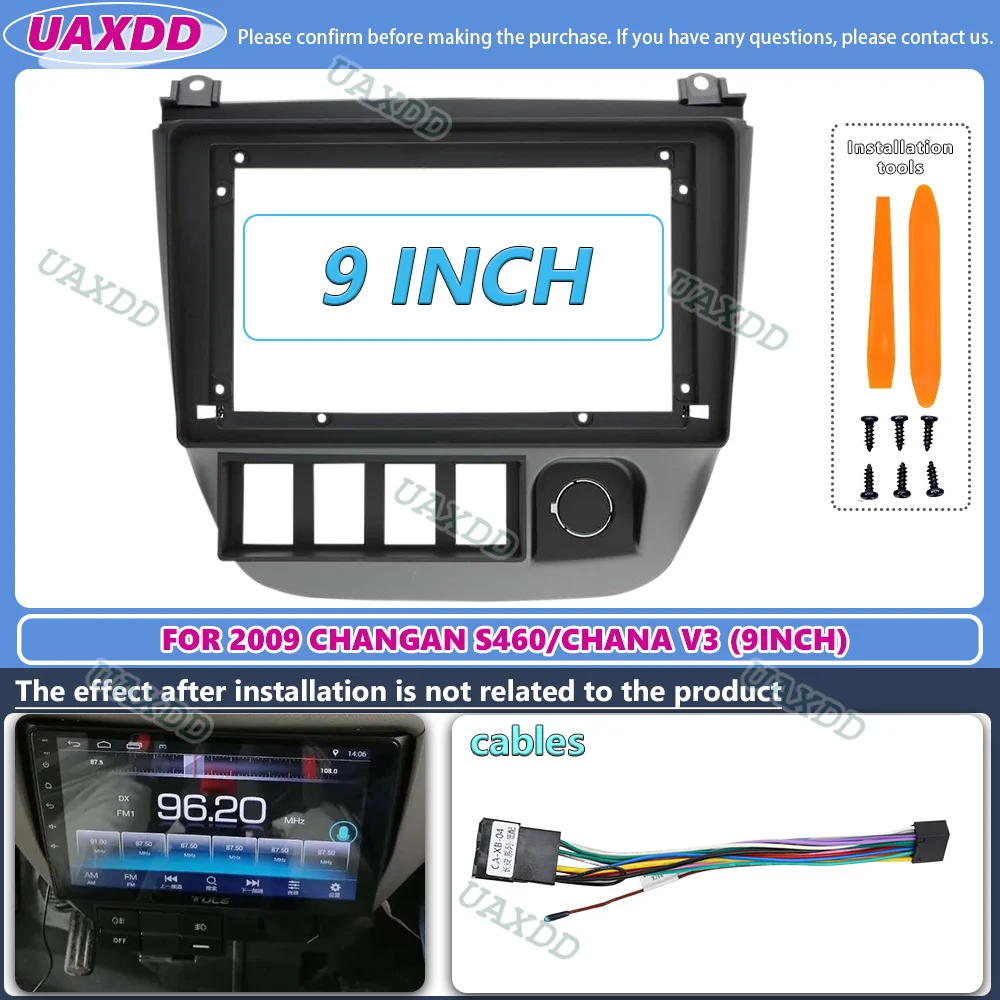 Car Android Radio Frame Audio Panel Car Multimedia 9 inch Fascias For Chana Changan S460 2009 V3 Android adapter multimedia Kit
Car Android Radio Frame Audio Panel Car Multimedia 9 inch Fascias For Chana Changan S460 2009 V3 Android adapter multimedia Kit