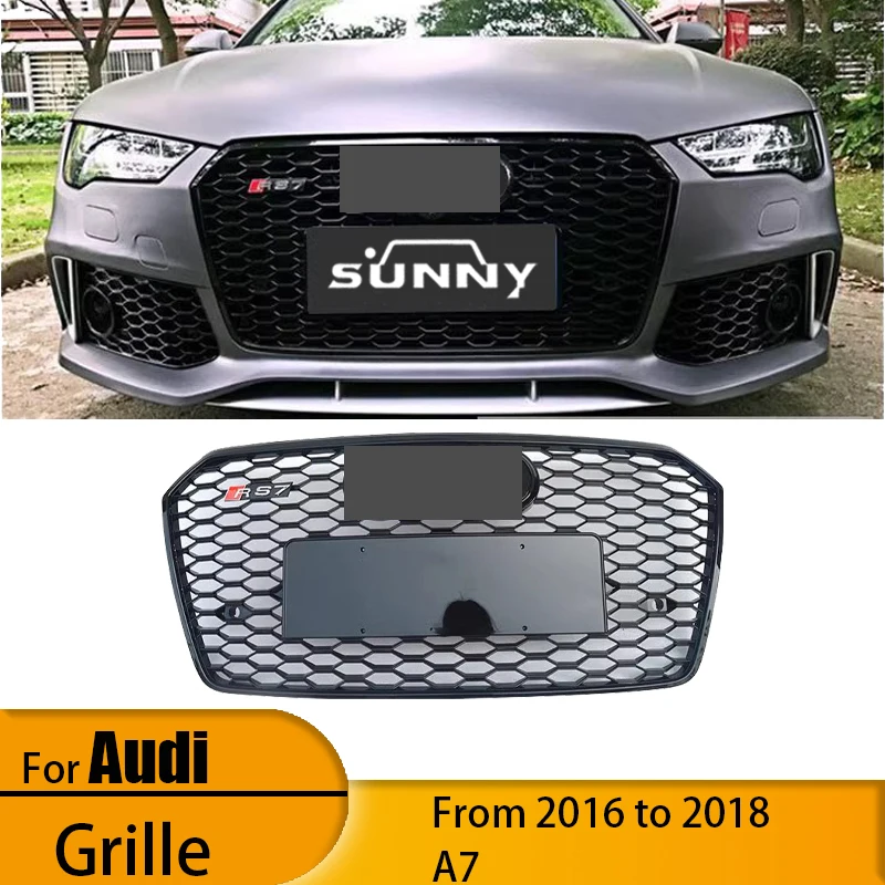 Подходит для 16-18 Audi Audi A7 модификация центральной сетки RS7 сотовая модель решетки глянцевая черная модель с полной сеткой
Подходит для 16-18 Audi Audi A7 модификация центральной сетки RS7 сотовая модель решетки глянцевая черная модель с полной сеткой