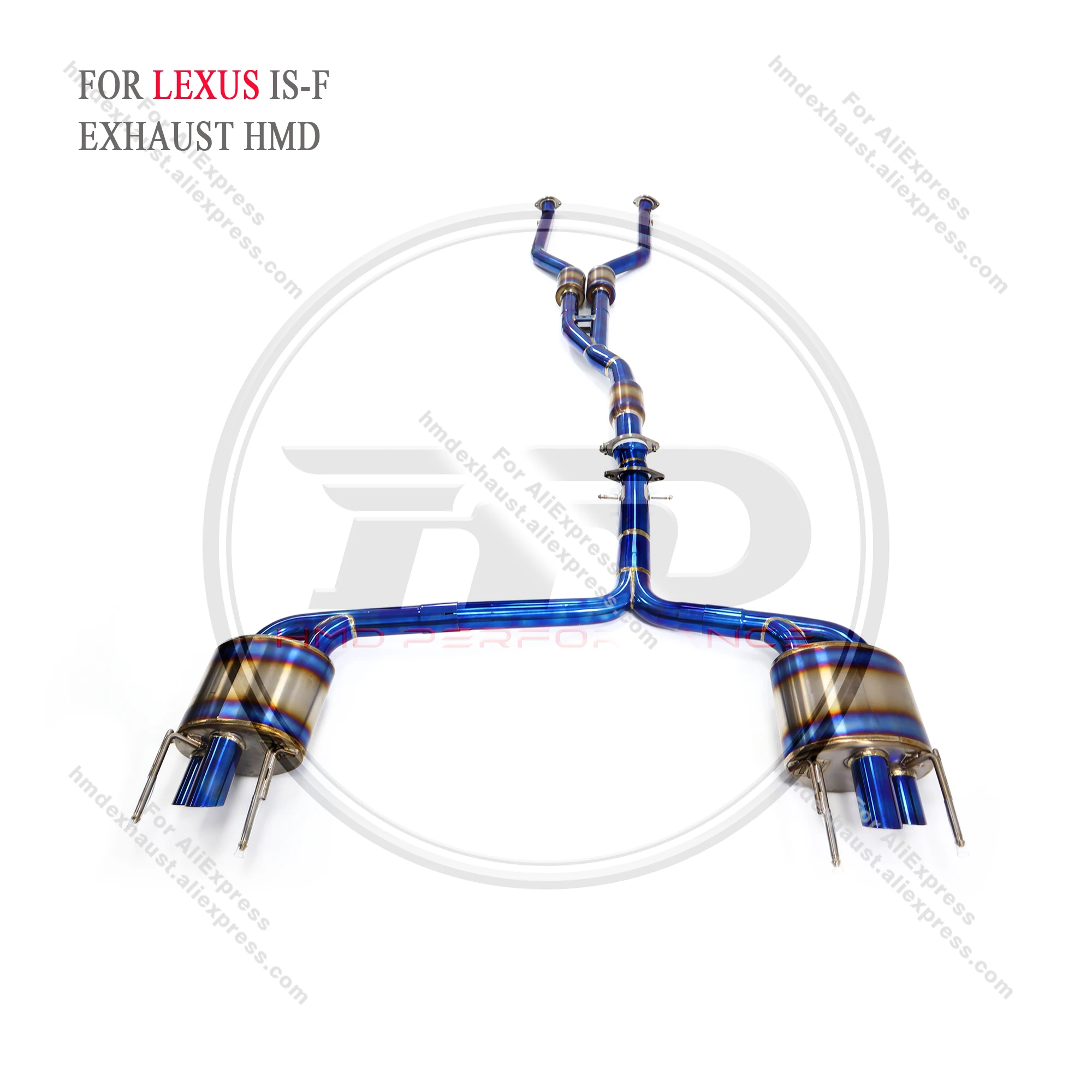 HMD Catback for Lexus IS-F Exhaust System TItanium Alloy Performance Valve Pipe Car Accessories
HMD Catback for Lexus IS-F Exhaust System TItanium Alloy Performance Valve Pipe Car Accessories