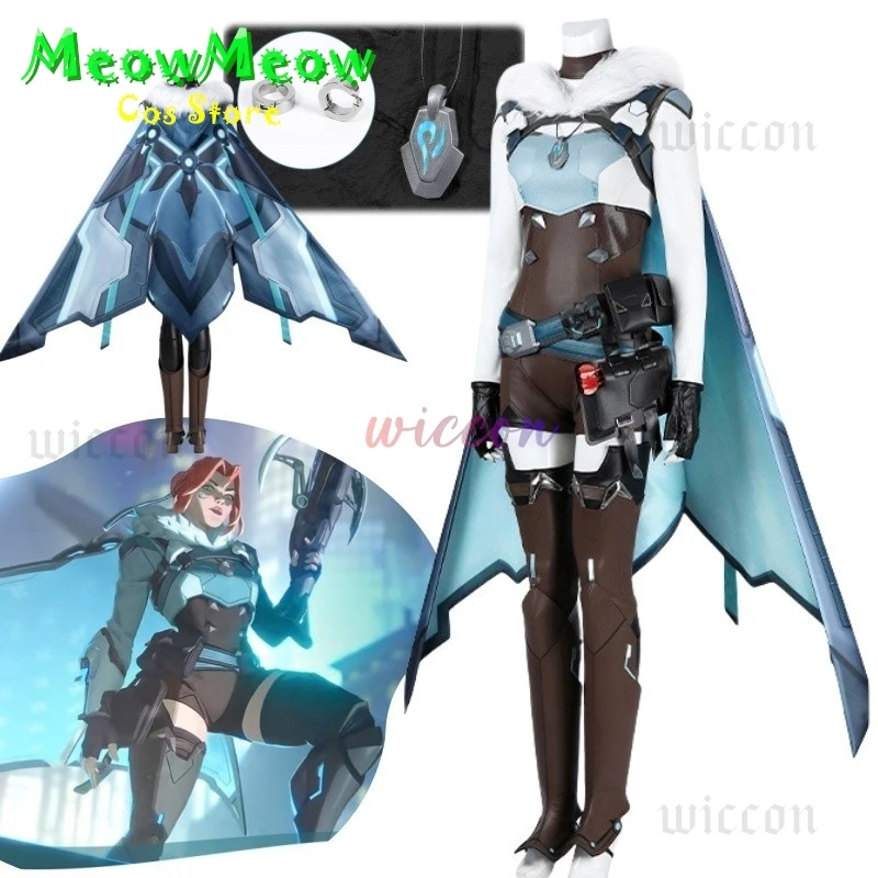 OW Freya Cosplay Costume Game OW Roleplay Jumpsuit Cloak Necklace Bag Clothing Women Outfits Halloween Carnival Party Suit
OW Freya Cosplay Costume Game OW Roleplay Jumpsuit Cloak Necklace Bag Clothing Women Outfits Halloween Carnival Party Suit