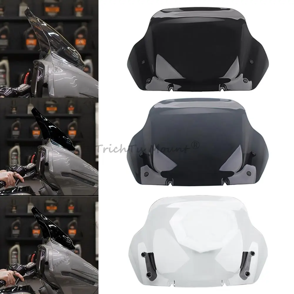 14" Front Fairing Windshield Windscreens For Harley Street Glide CVO/SE Ultra FLHX/I FLHXSE 2023-later Motorcycle Wind Deflector
14" Front Fairing Windshield Windscreens For Harley Street Glide CVO/SE Ultra FLHX/I FLHXSE 2023-later Motorcycle Wind Deflector