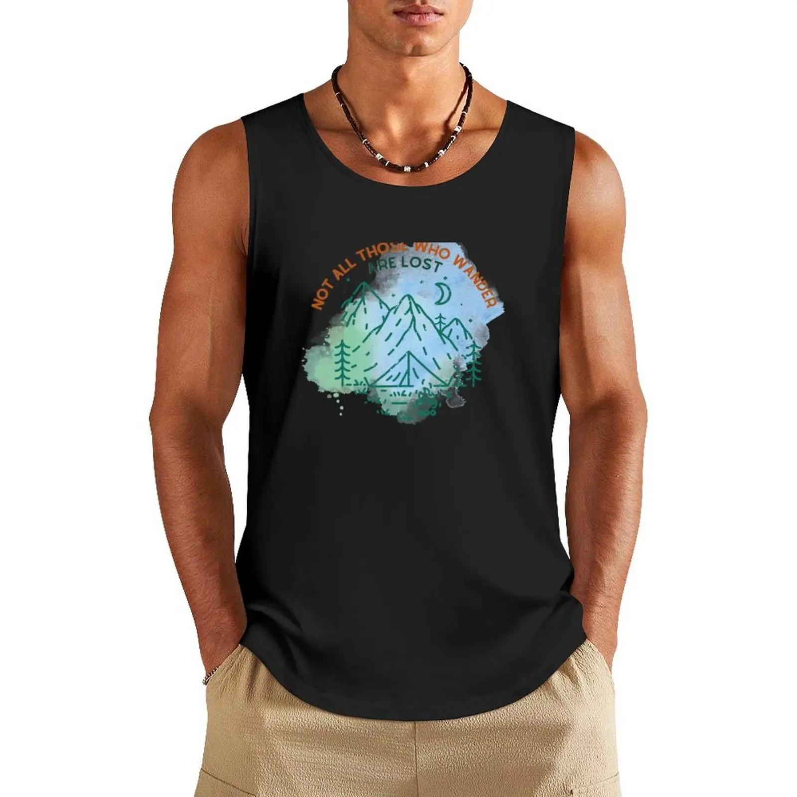 wander and adventure Tank Top t shirt Man gym clothes Men's vest Men's cotton t-shirt
wander and adventure Tank Top t shirt Man gym clothes Men's vest Men's cotton t-shirt
