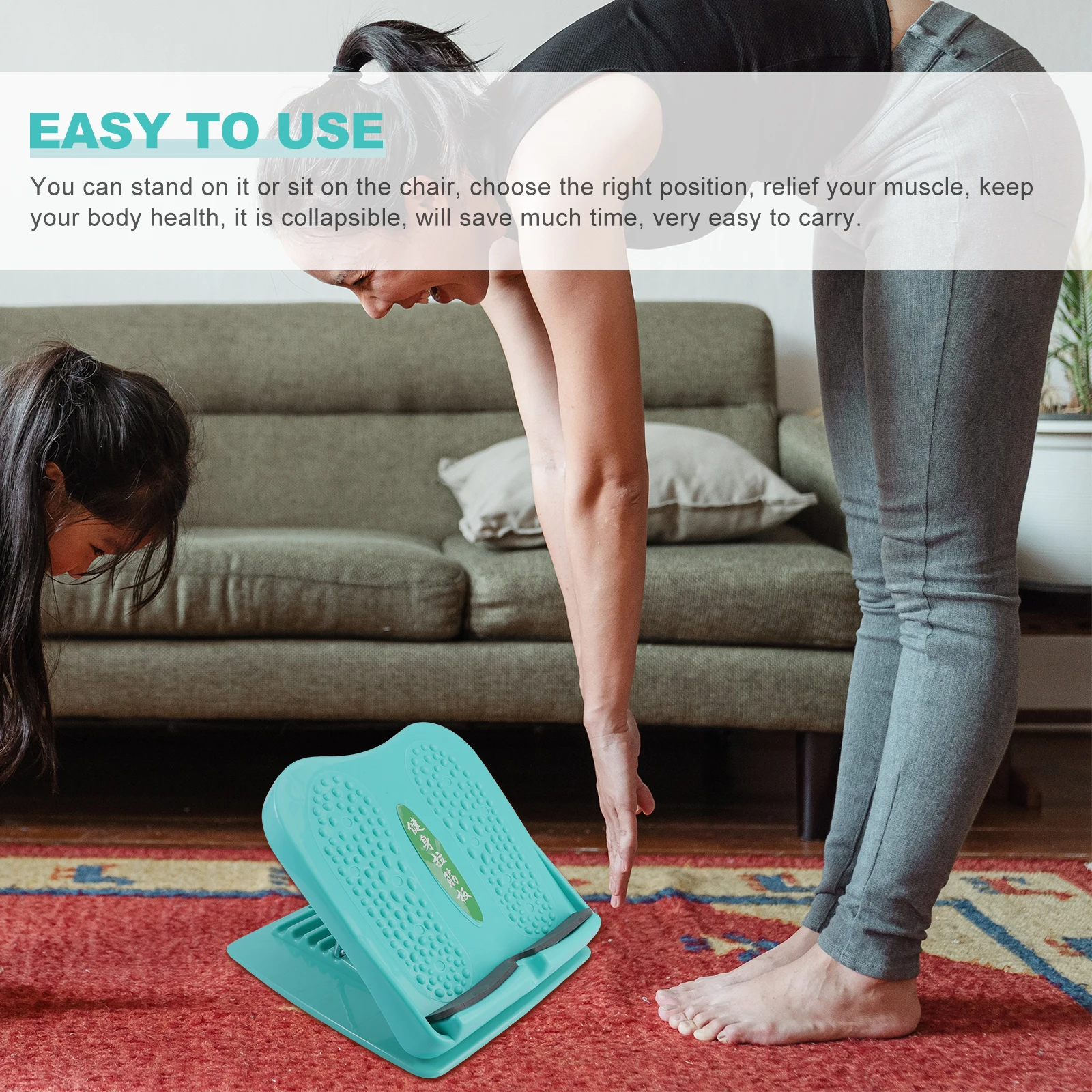 Adjustable Sloping Plate Fitness Equipment Calf Stretcher Inclined Foot Extension Pedal Non Slip Design Acupressure Points 
Adjustable Sloping Plate Fitness Equipment Calf Stretcher Inclined Foot Extension Pedal Non Slip Design Acupressure Points